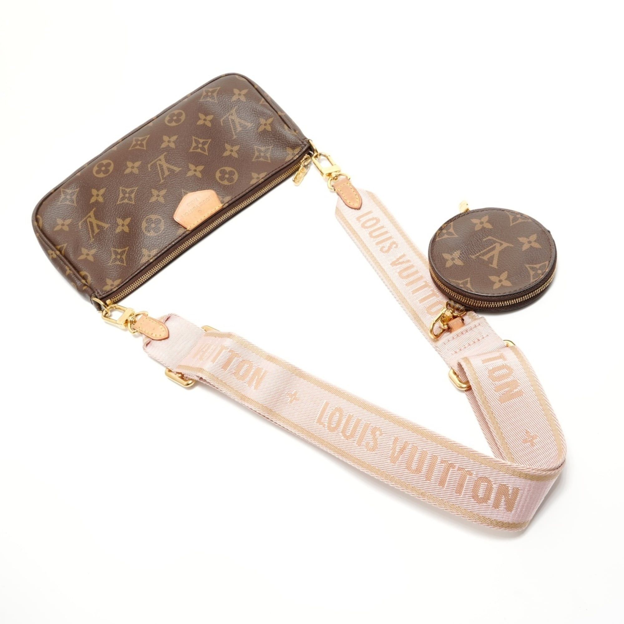 Louis Vuitton Louis Vuitton Monogram Multi Pochette Quessoir Shoulder Bag, Brown Size ONE SIZE - 11 Thumbnail