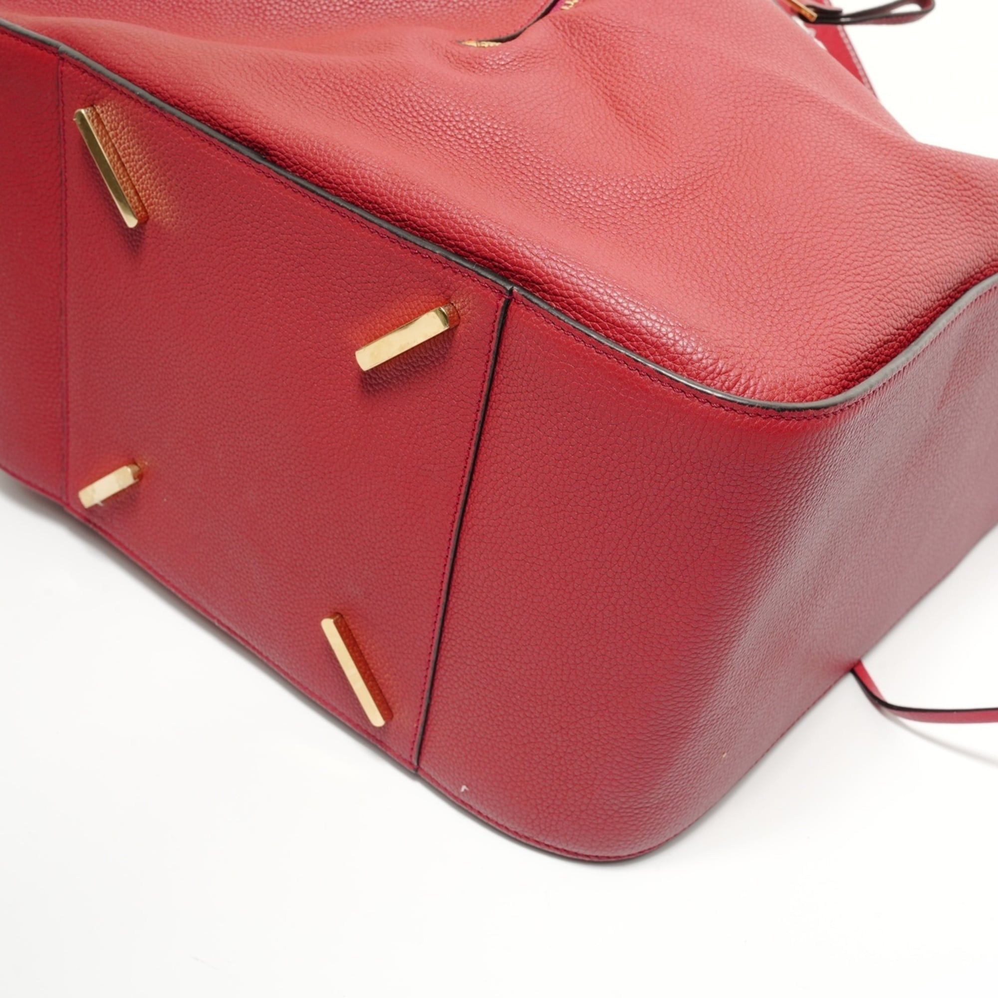 Loewe Loewe Hammock Leather 2-Way Handbag, Red Size ONE SIZE - 6 Thumbnail