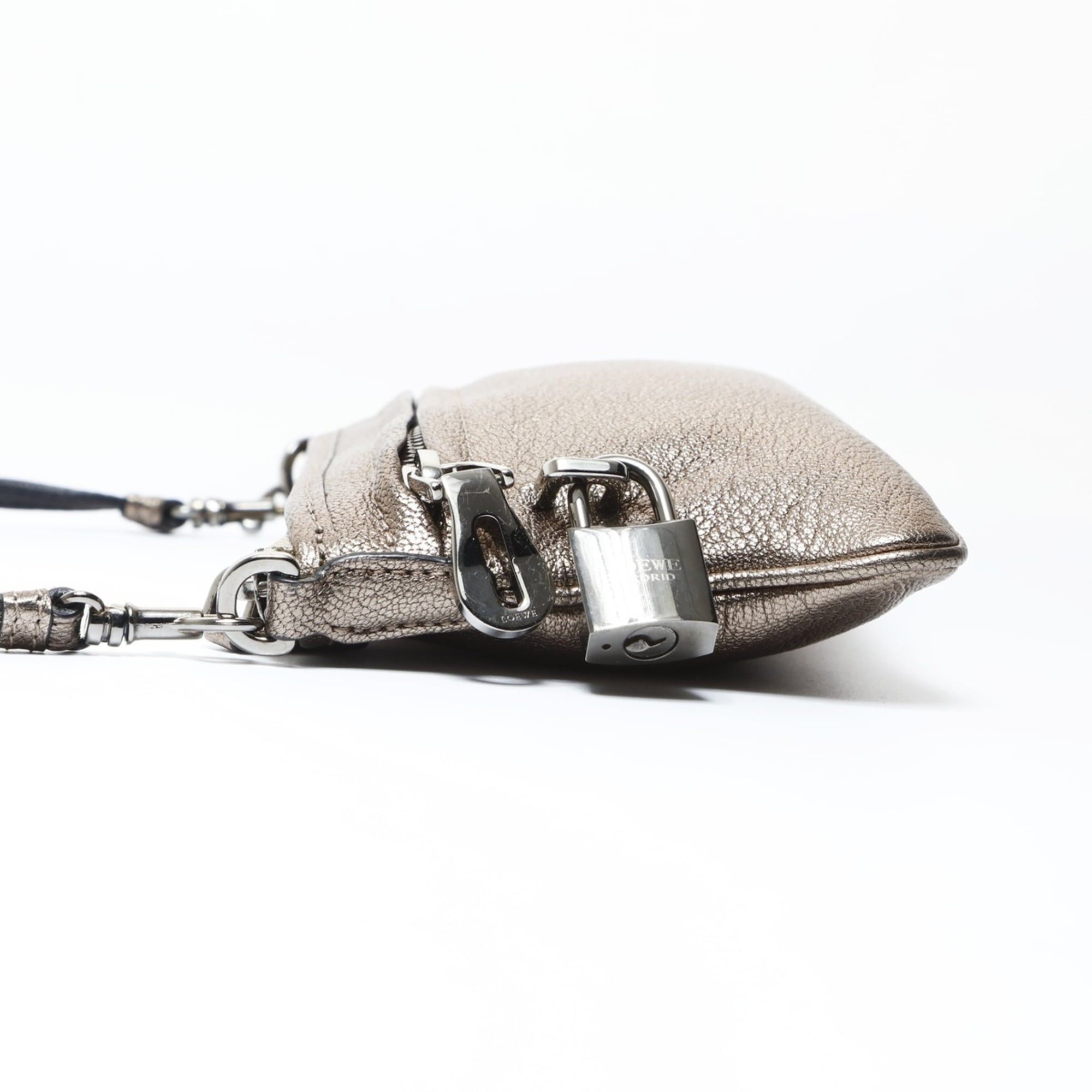 Loewe Loewe leather shoulder bag, gold. Size ONE SIZE - 3 Thumbnail
