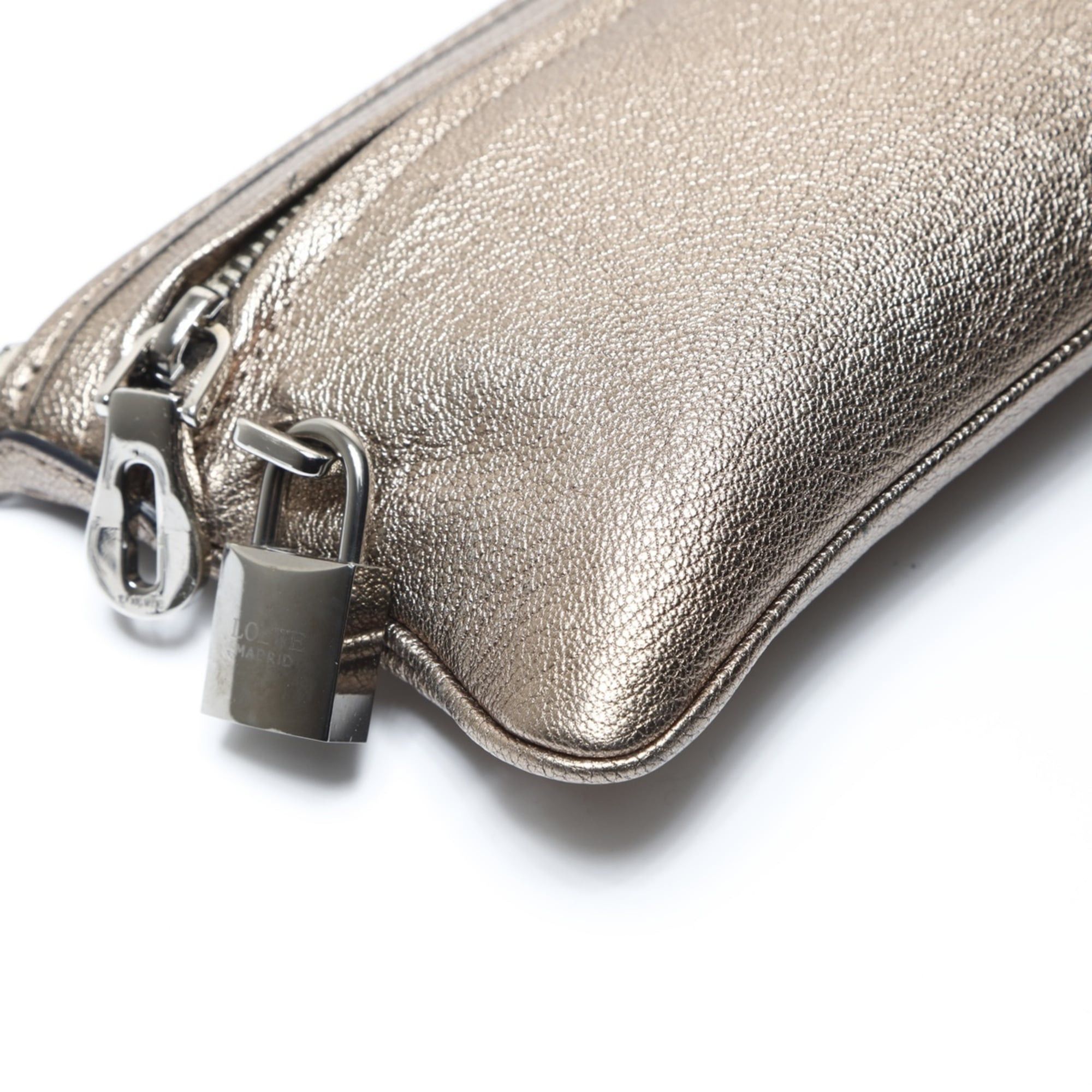 Loewe Loewe leather shoulder bag, gold. Size ONE SIZE - 5 Thumbnail