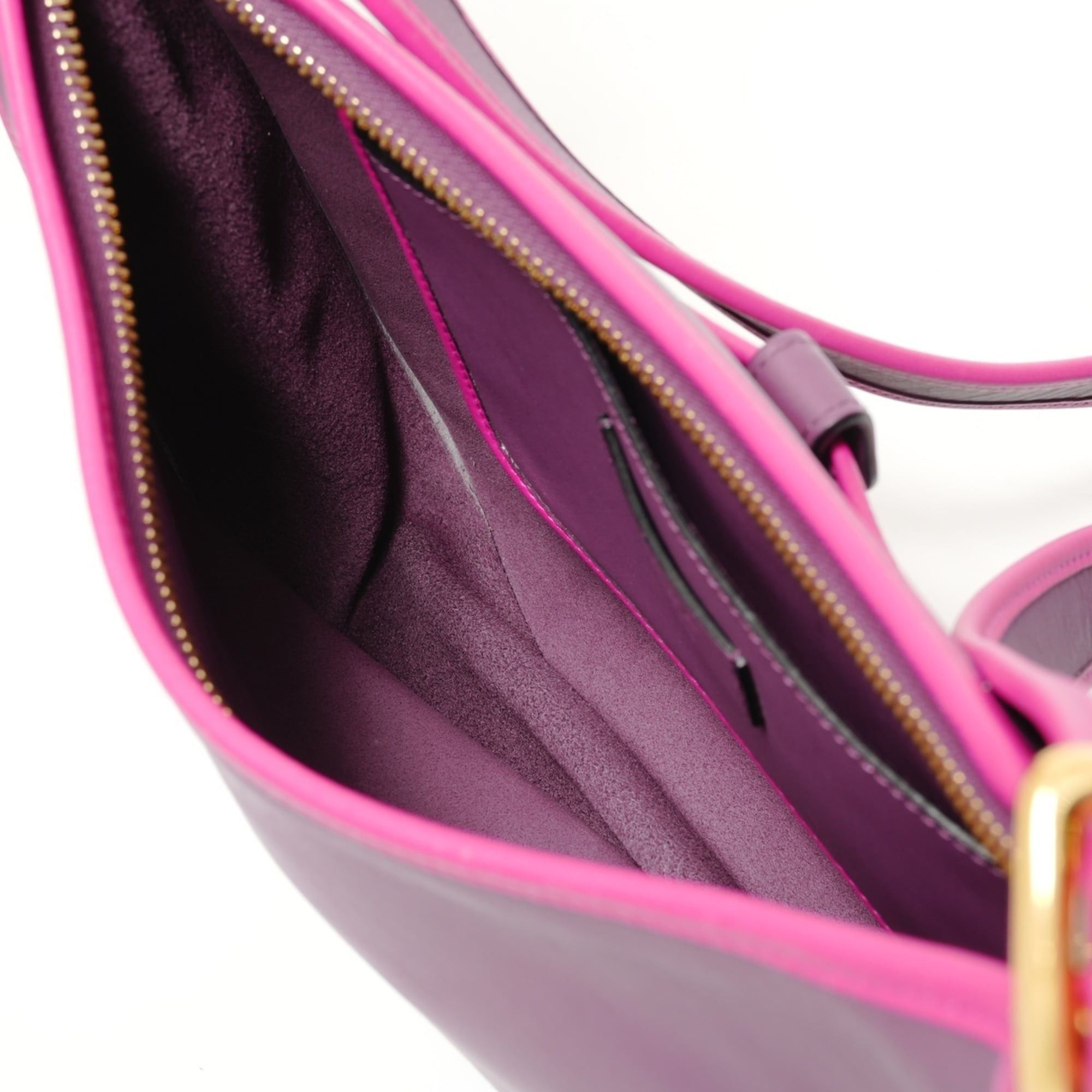Loewe Loewe Anagram Leather Shoulder Bag, Purple Size ONE SIZE - 10 Thumbnail