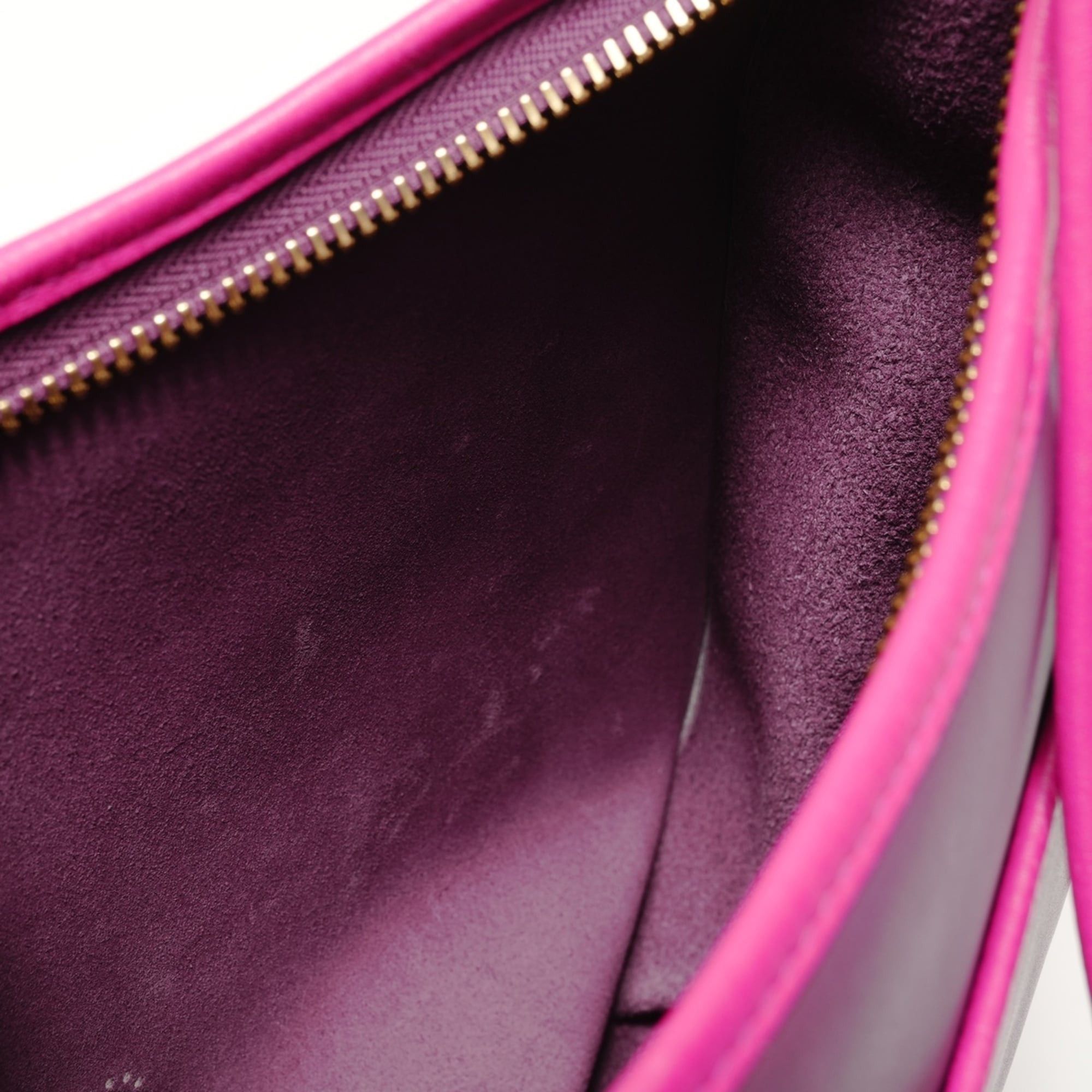 Loewe Loewe Anagram Leather Shoulder Bag, Purple Size ONE SIZE - 12 Thumbnail
