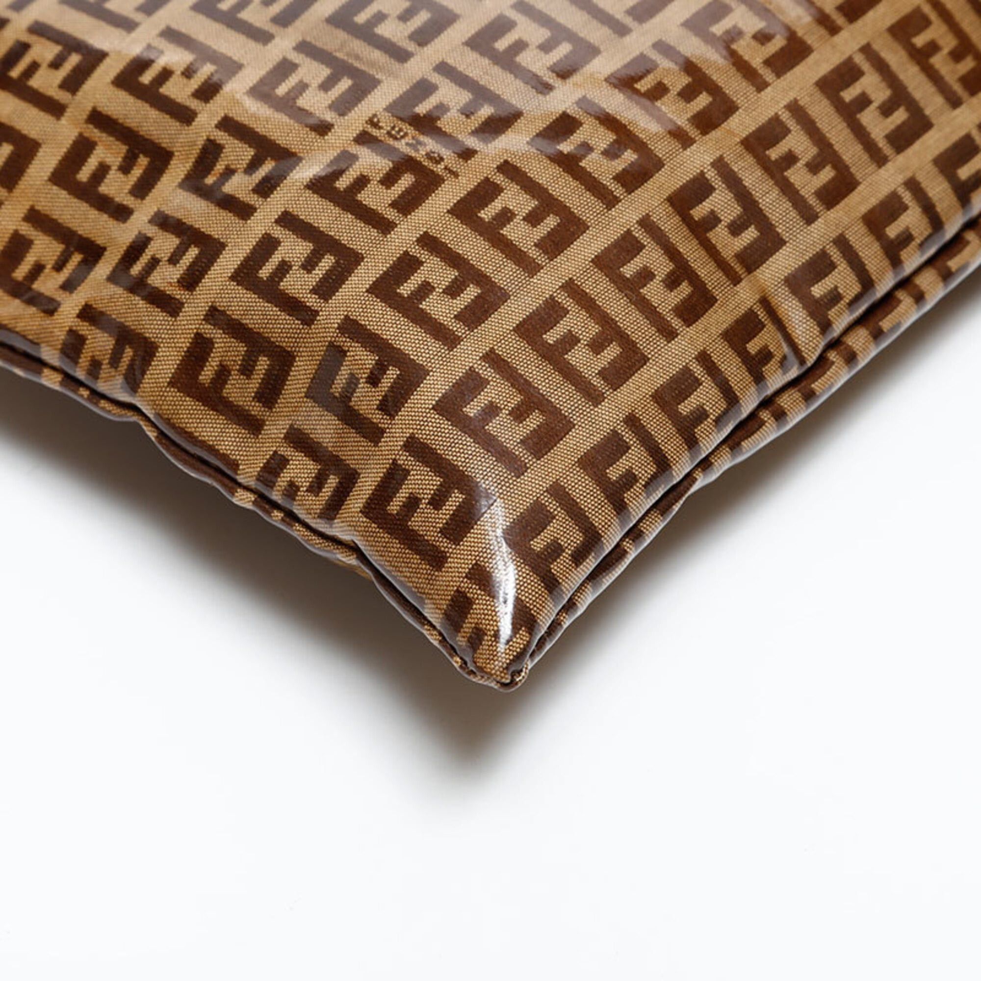Fendi Fendi Zucchino Shoulder Bag, Brown Size ONE SIZE - 5 Thumbnail
