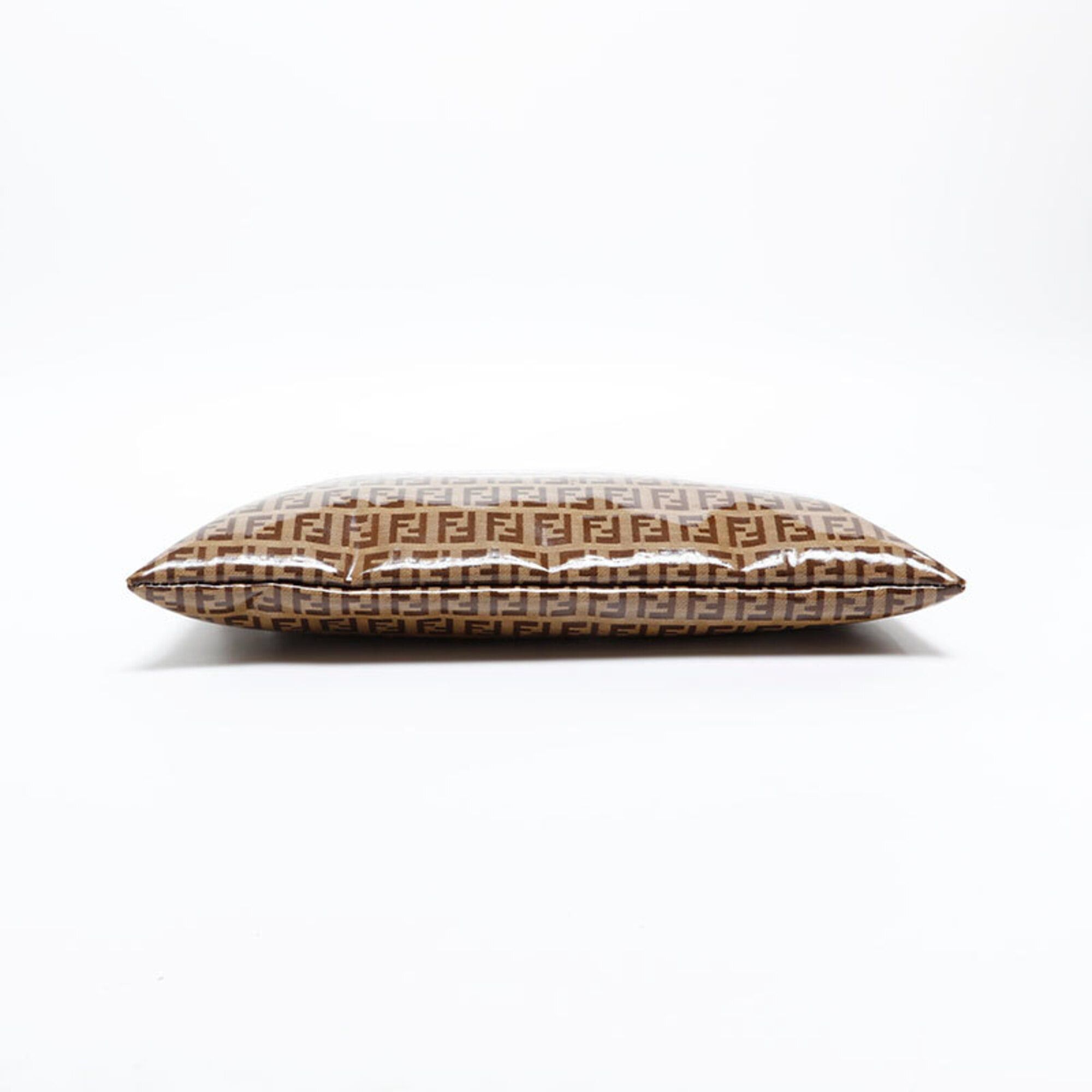 Fendi Fendi Zucchino Shoulder Bag, Brown Size ONE SIZE - 7 Thumbnail