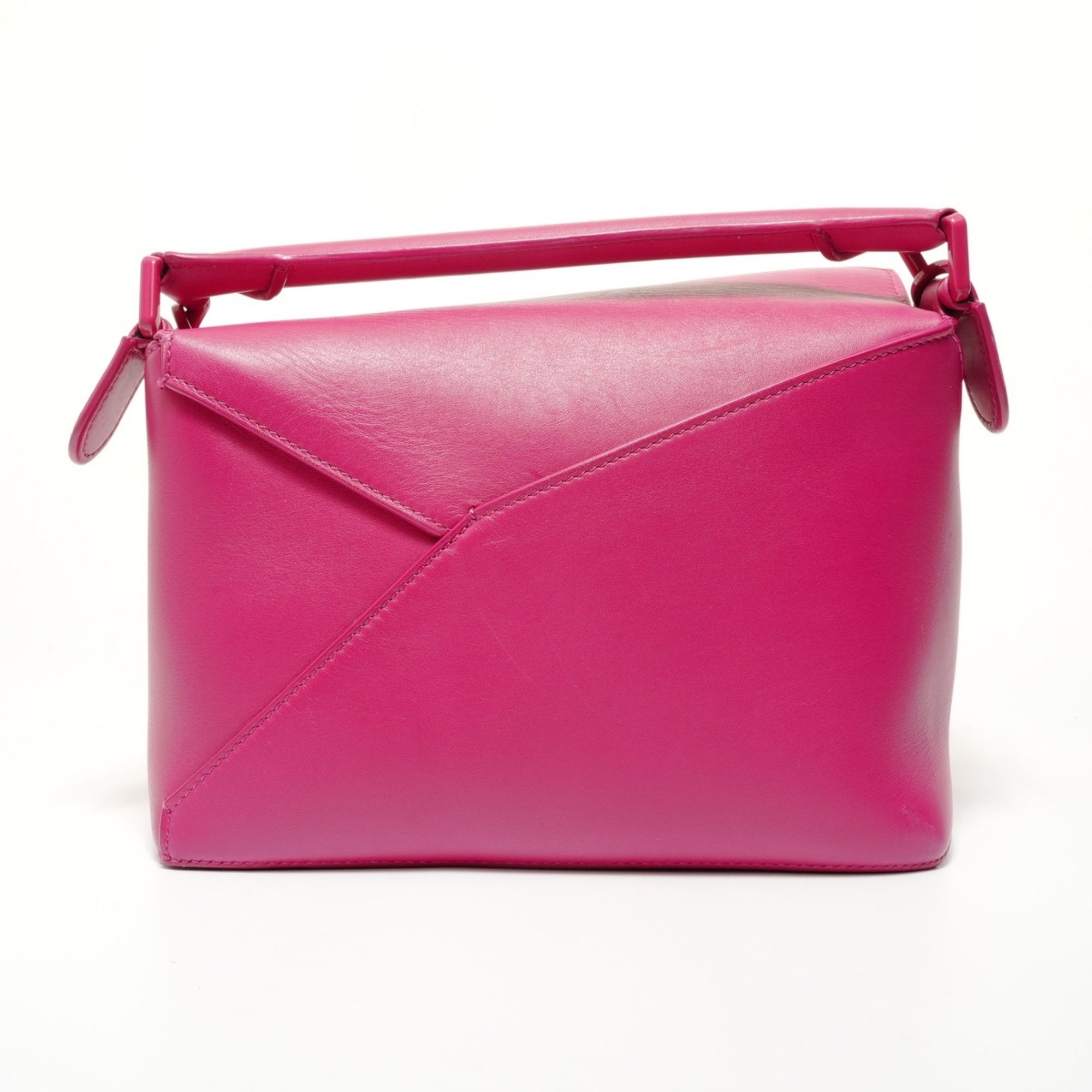 Loewe Loewe Puzzle Edge 2-way Leather Shoulder Bag, Pink Size ONE SIZE - 2 Thumbnail