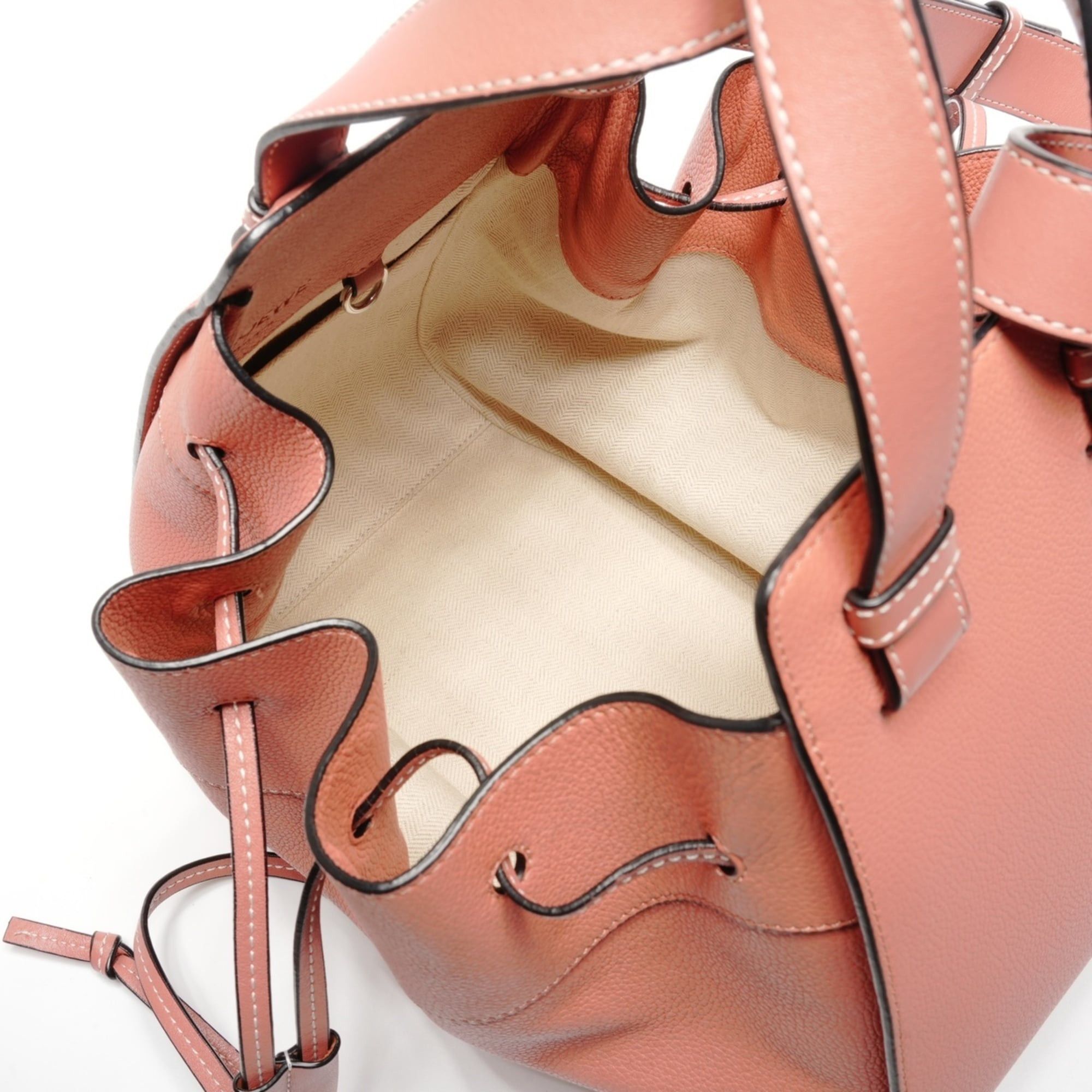Loewe Loewe Hammock Small Leather 2-Way Shoulder Bag, Pink Size ONE SIZE - 10 Thumbnail