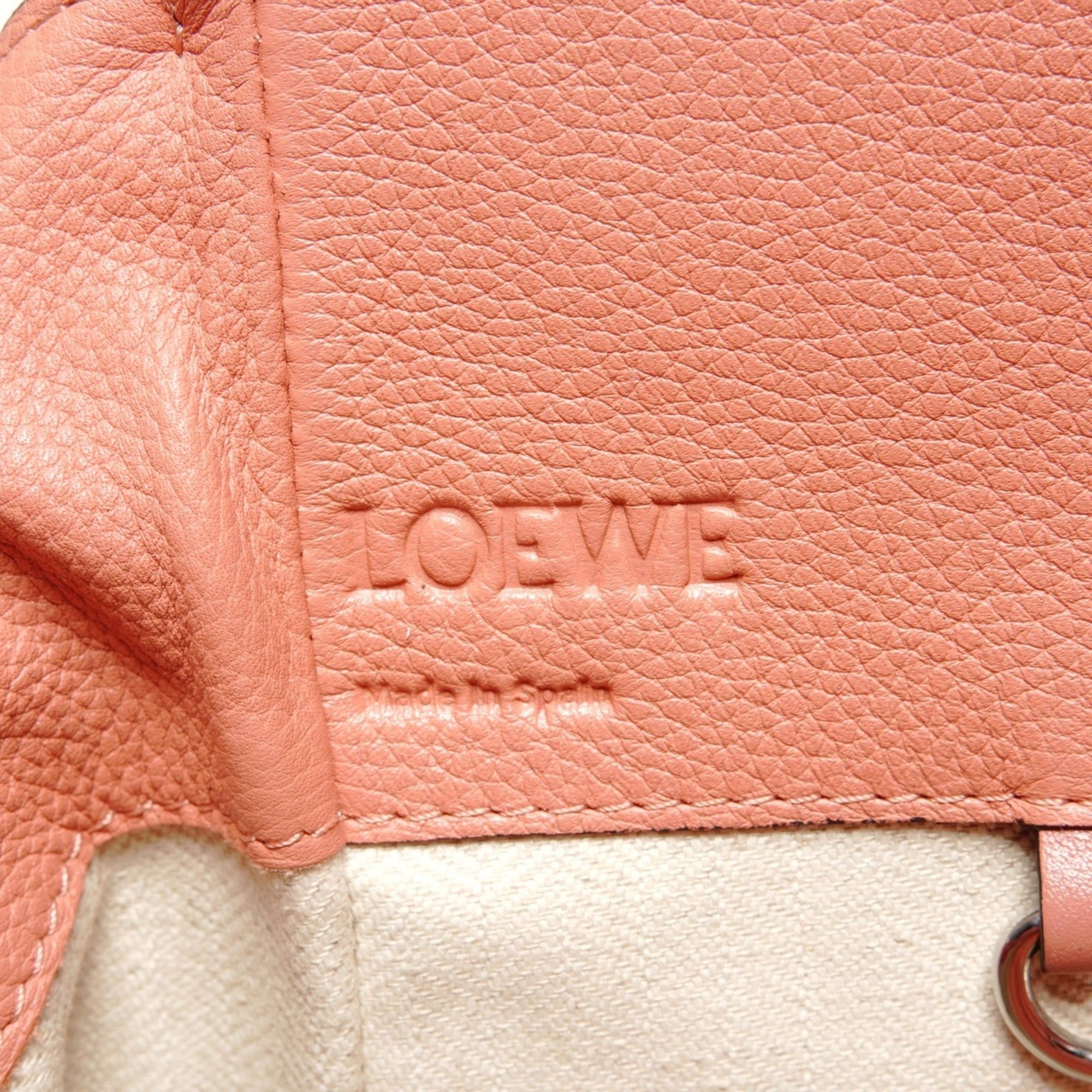 Loewe Loewe Hammock Small Leather 2-Way Shoulder Bag, Pink Size ONE SIZE - 9 Thumbnail