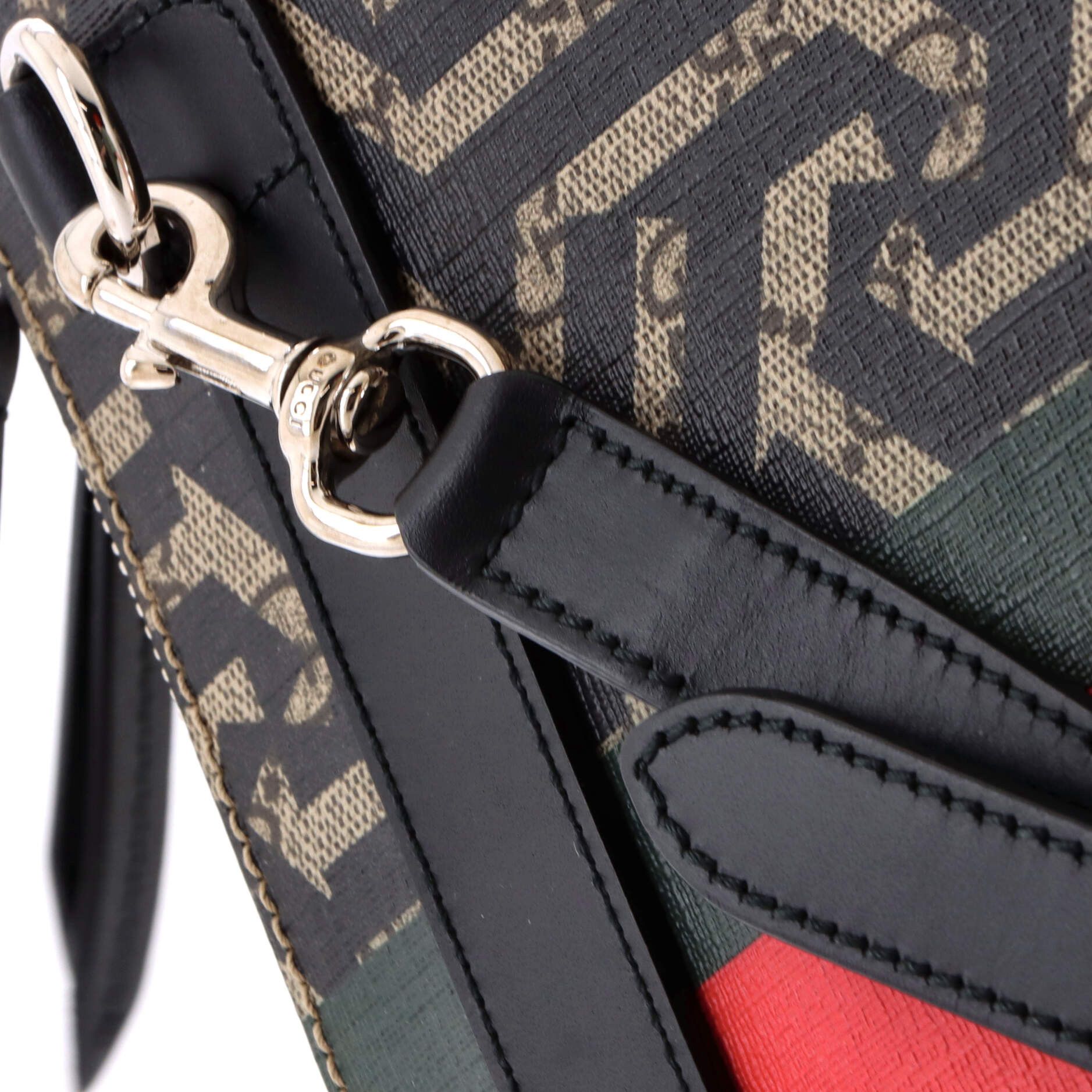 Gucci Bee Web Zip Messenger Bag Size ONE SIZE - 6 Thumbnail