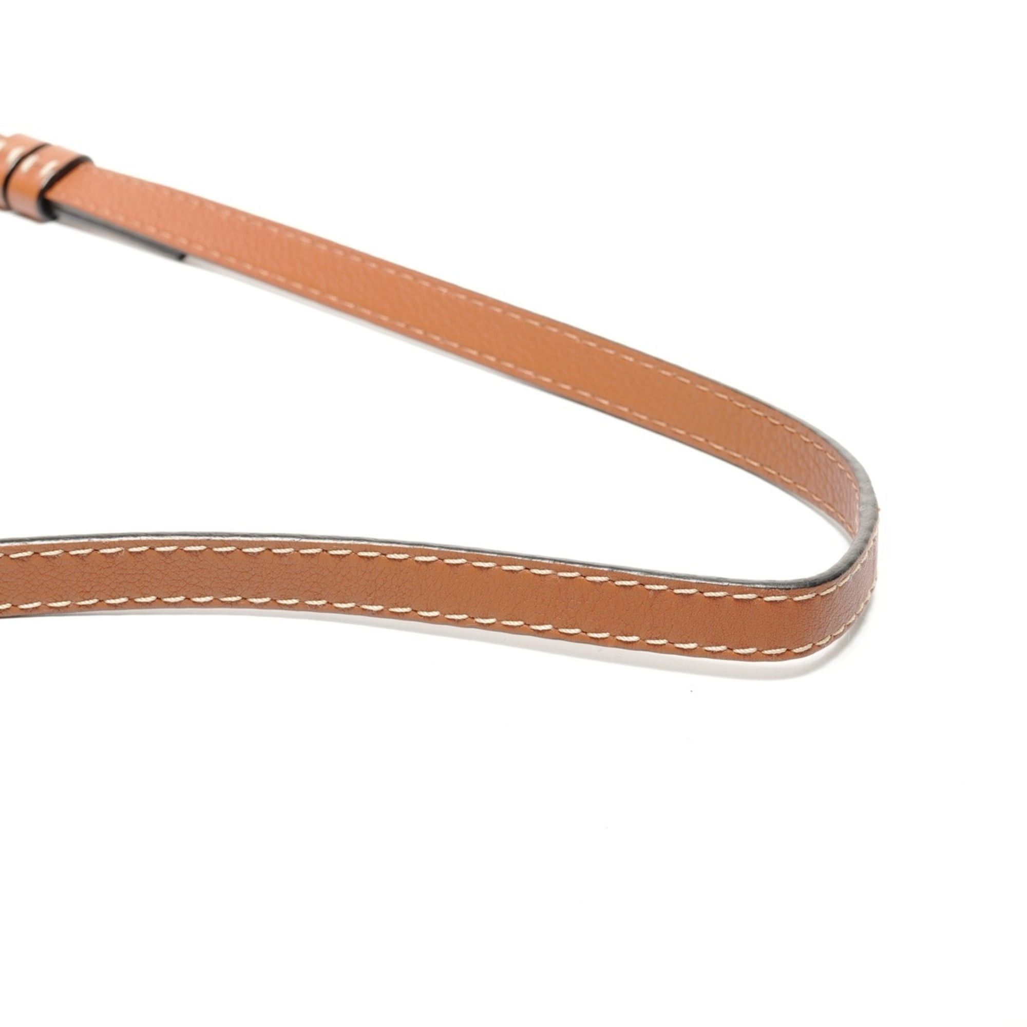 Loewe Loewe Gate Bucket Anagram Leather Shoulder Bag, Brown Size ONE SIZE - 12 Thumbnail