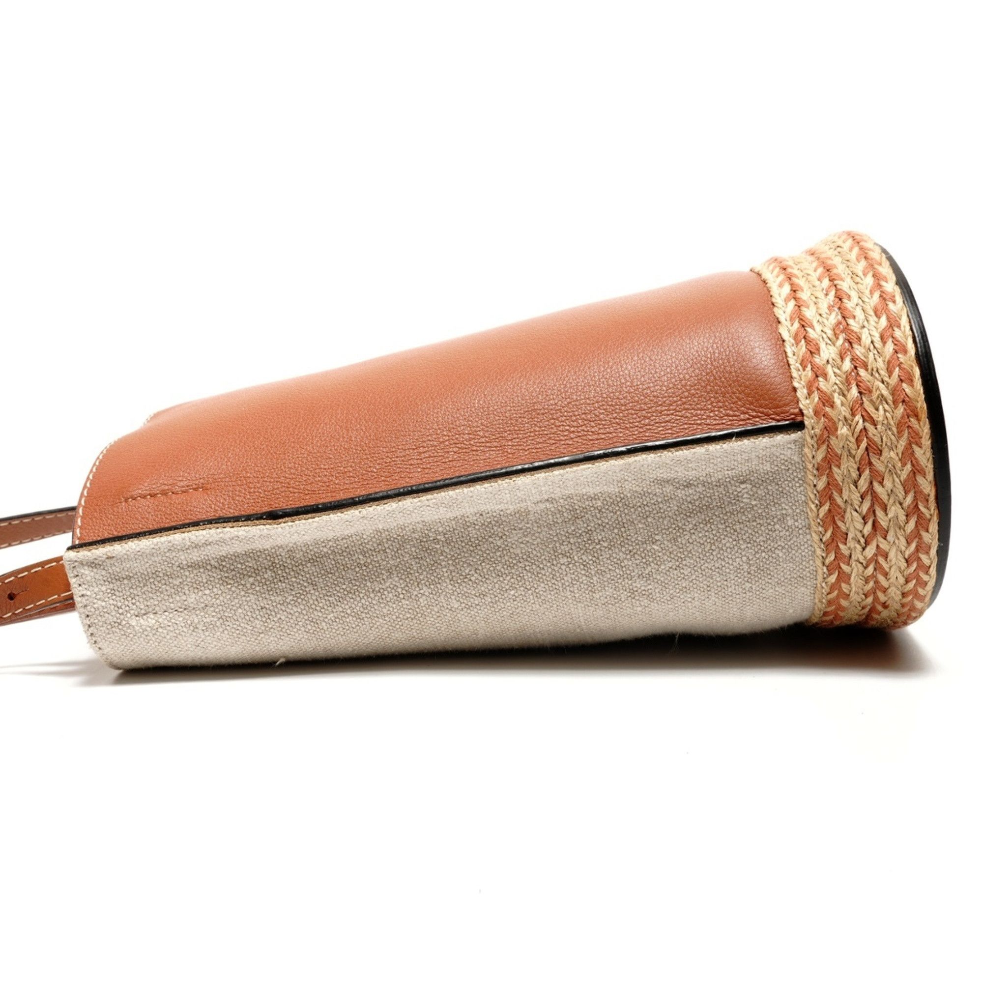 Loewe Loewe Gate Bucket Anagram Leather Shoulder Bag, Brown Size ONE SIZE - 3 Thumbnail