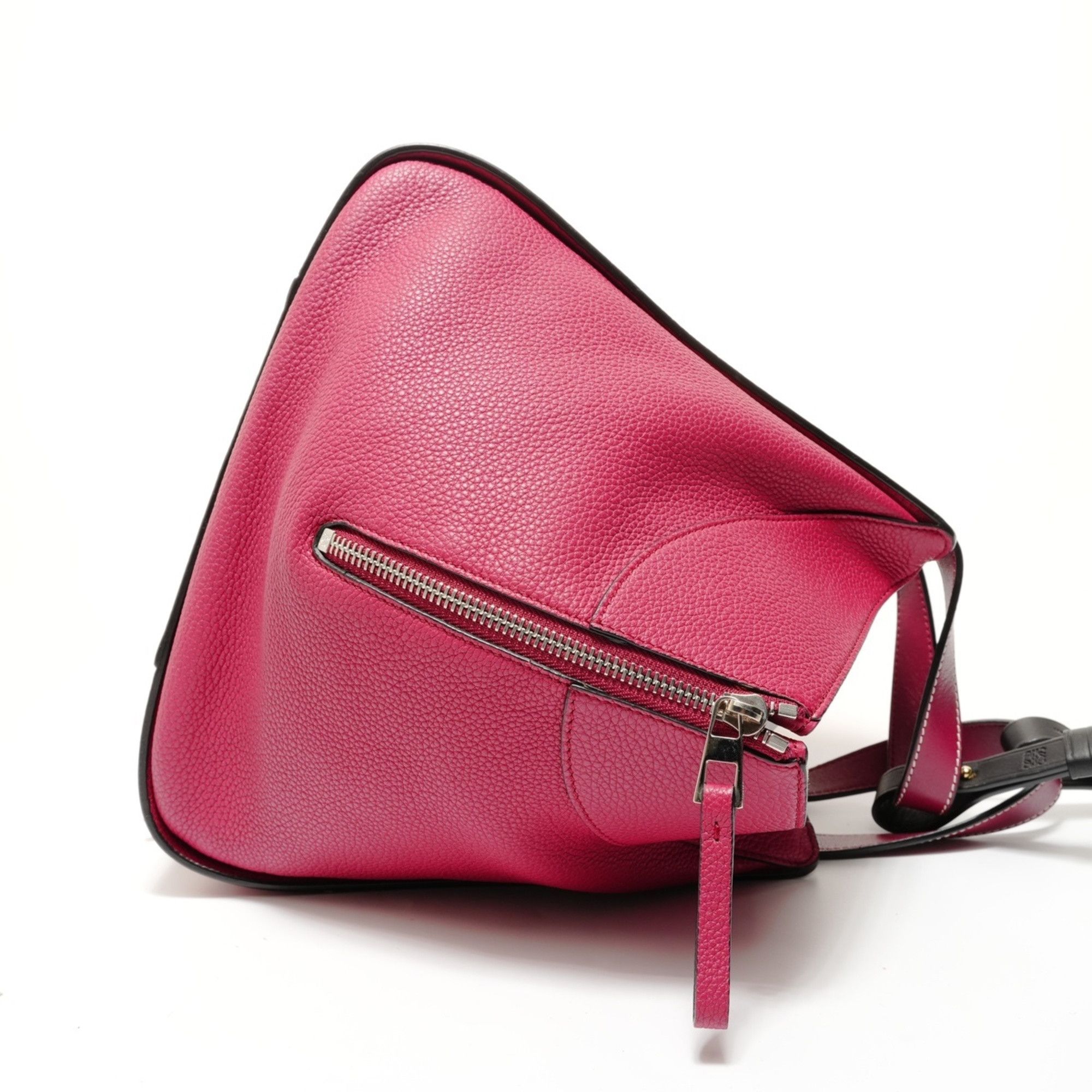 Loewe Loewe Hammock Leather 2-Way Handbag, Red, Pink Size ONE SIZE - 4 Thumbnail