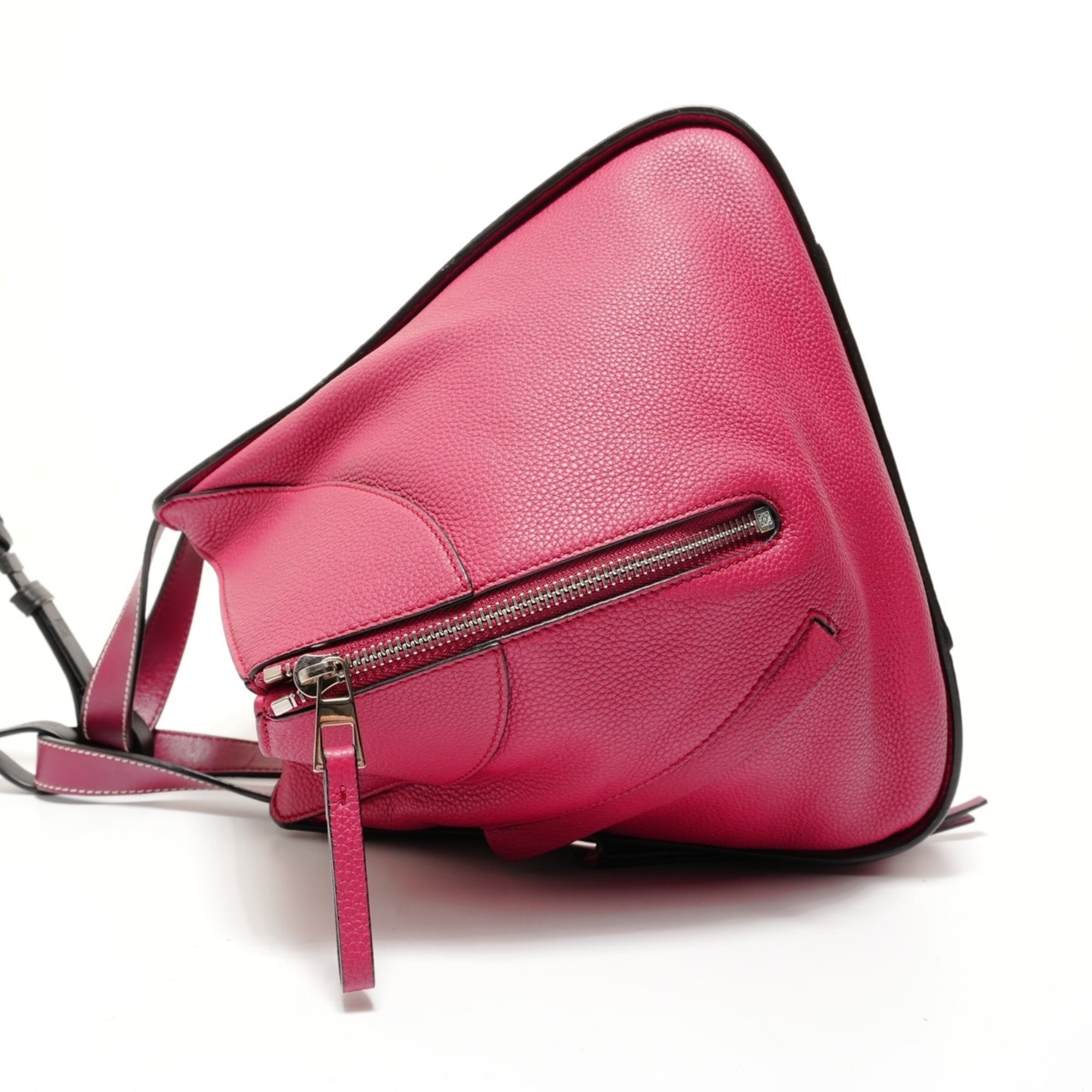 Loewe Loewe Hammock Leather 2-Way Handbag, Red, Pink Size ONE SIZE - 3 Thumbnail