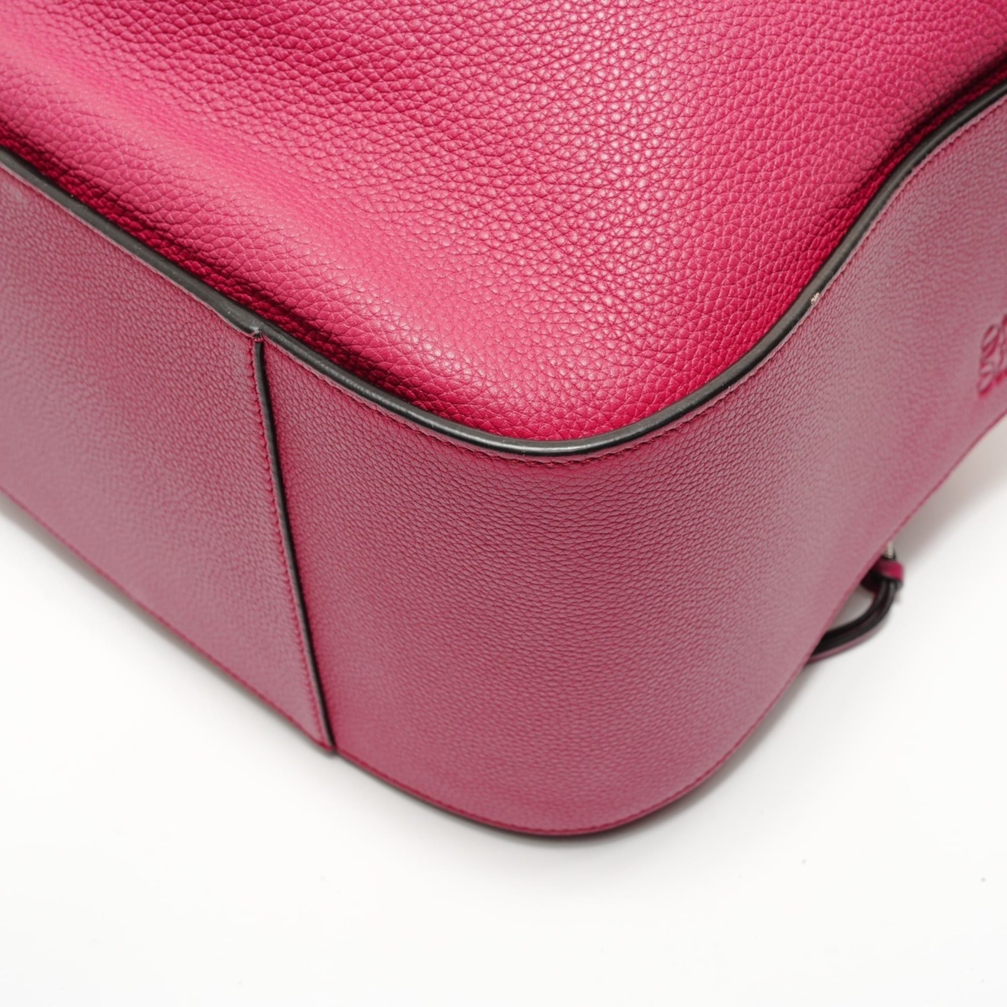 Loewe Loewe Hammock Leather 2-Way Handbag, Red, Pink Size ONE SIZE - 6 Thumbnail