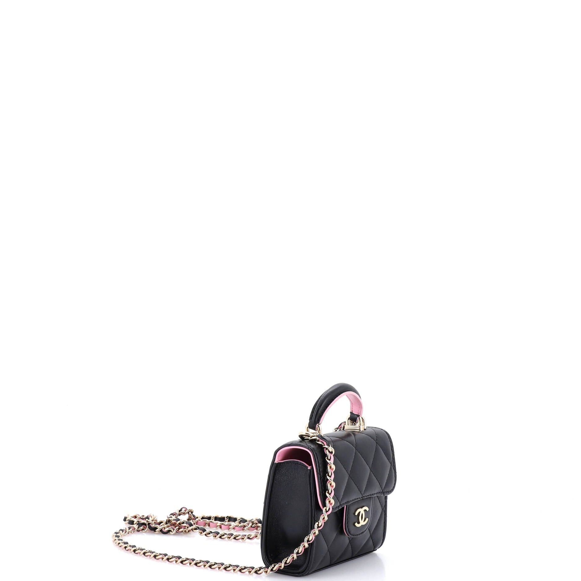 Chanel Square Classic Flap Top Handle Clutch with Chain Size ONE SIZE - 2 Thumbnail
