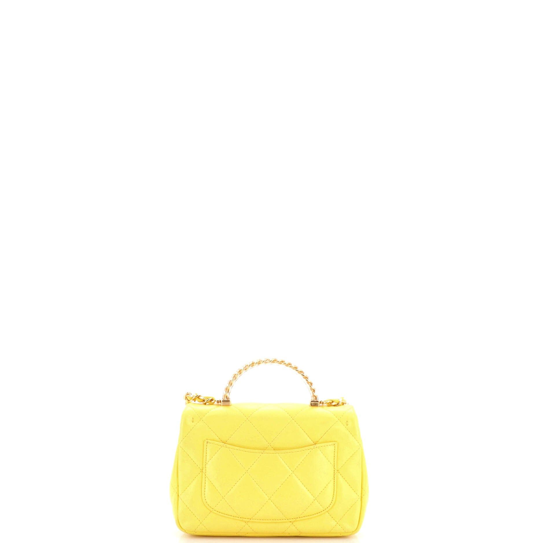 Chanel Resin Chain Top Handle Flap Bag Size ONE SIZE - 3 Thumbnail