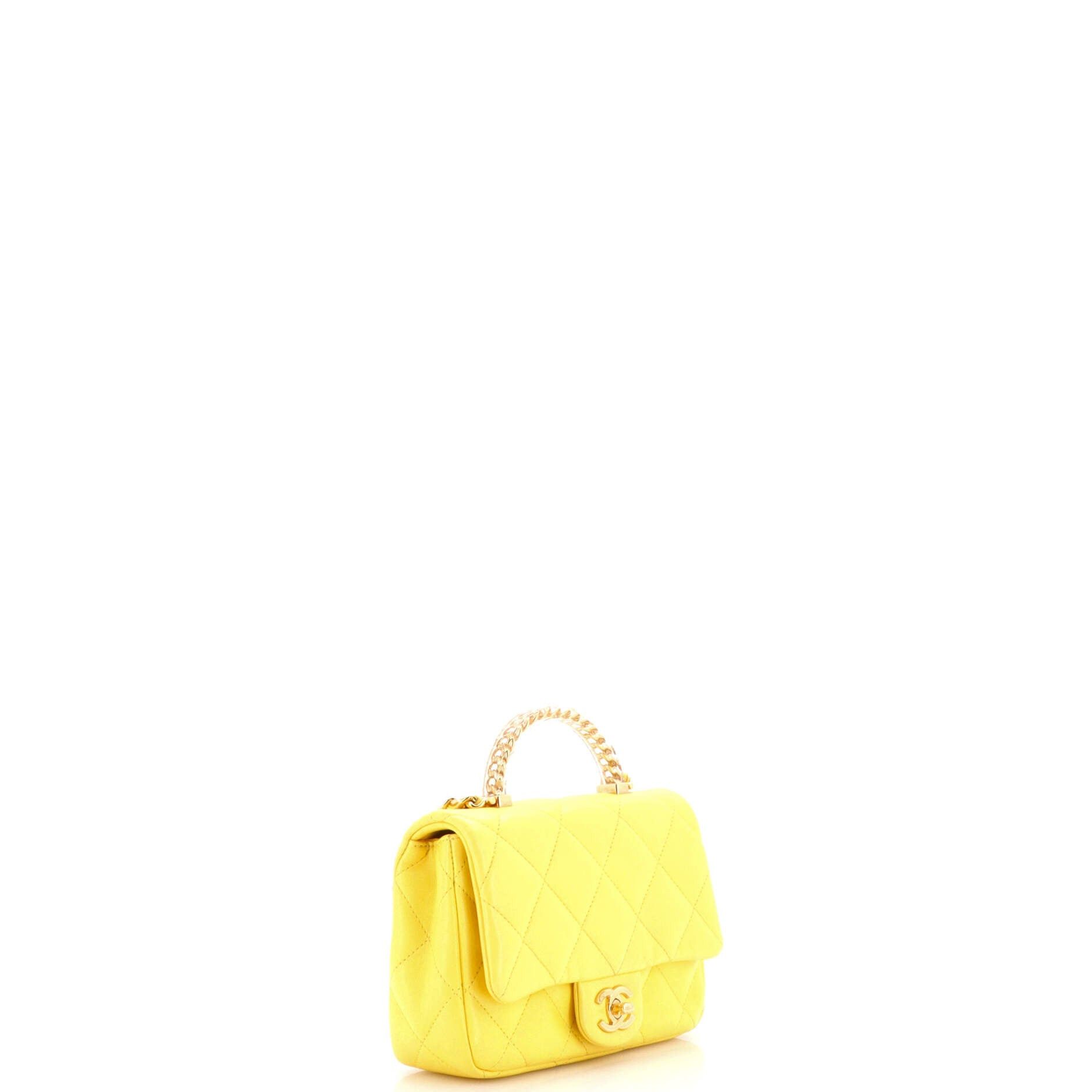 Chanel Resin Chain Top Handle Flap Bag Size ONE SIZE - 2 Thumbnail