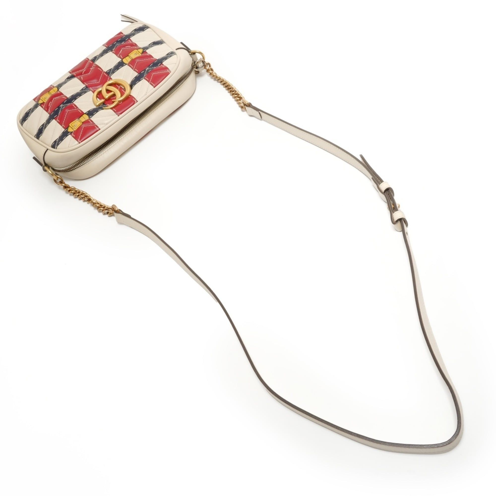 Gucci Gucci GG Marmont Shoulder Bag, Multicolor Size ONE SIZE - 8 Thumbnail