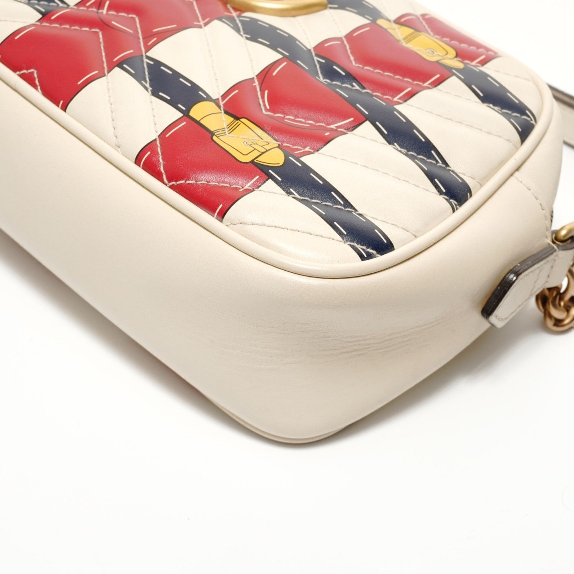Gucci Gucci GG Marmont Shoulder Bag, Multicolor Size ONE SIZE - 6 Thumbnail