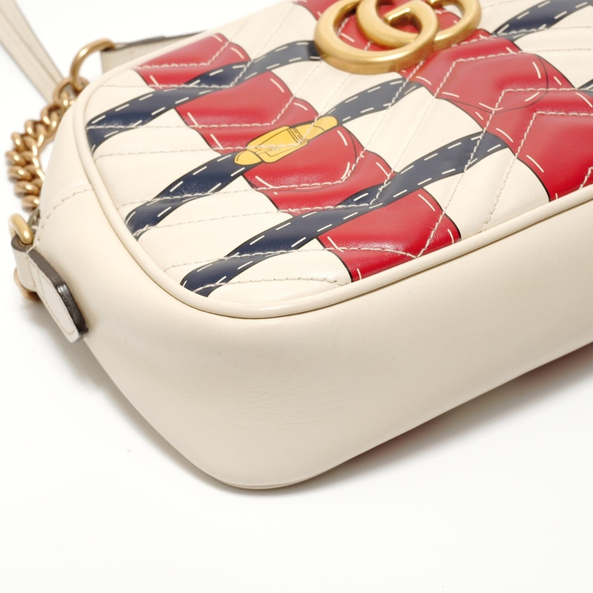 Gucci Gucci GG Marmont Shoulder Bag, Multicolor Size ONE SIZE - 5 Thumbnail