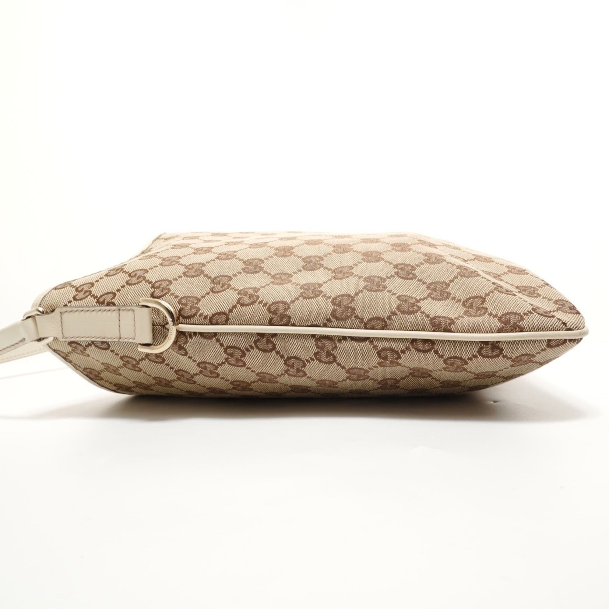 Gucci Gucci GG Canvas Hobo One-Shoulder Bag, Beige Size ONE SIZE - 3 Thumbnail
