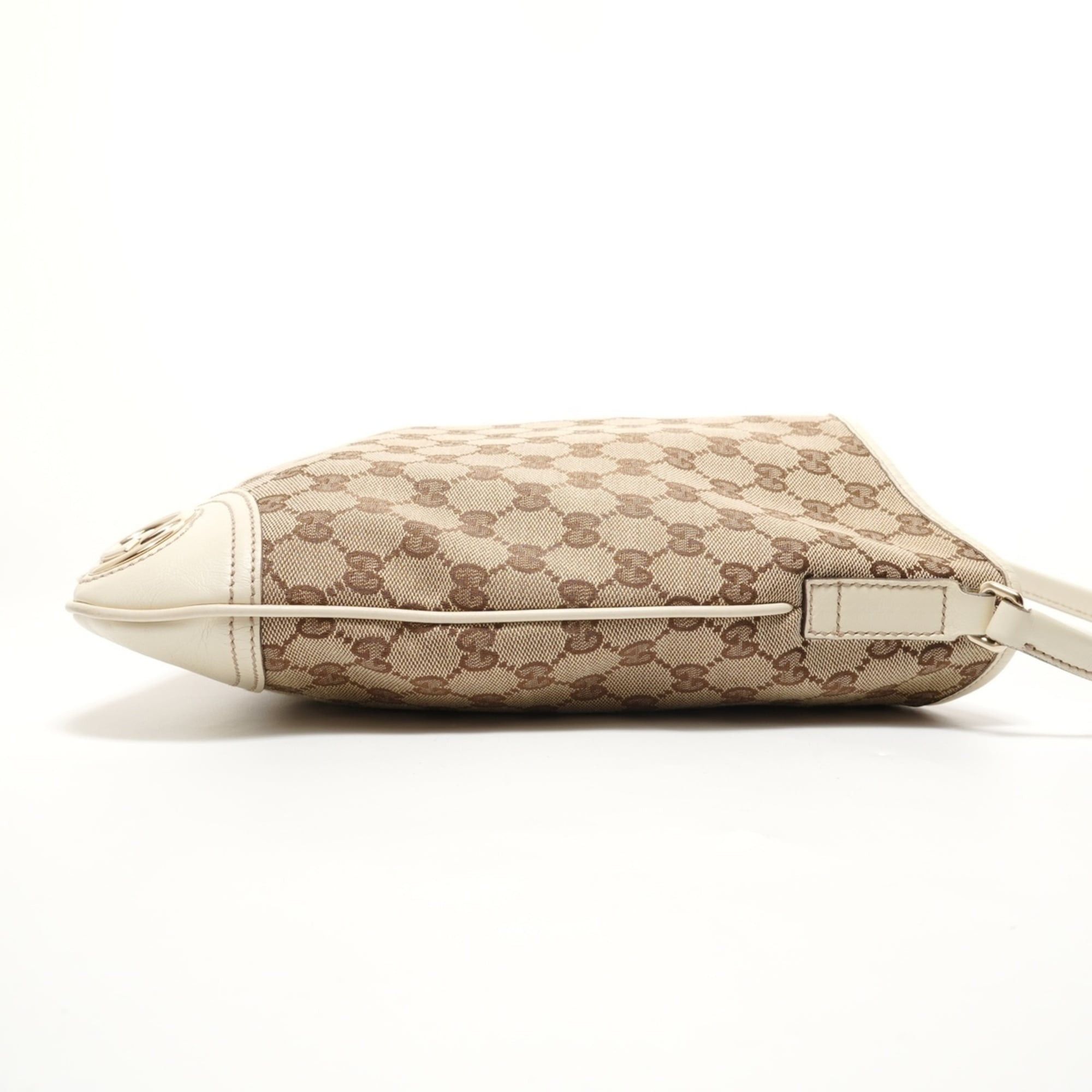 Gucci Gucci GG Canvas Hobo One-Shoulder Bag, Beige Size ONE SIZE - 4 Thumbnail