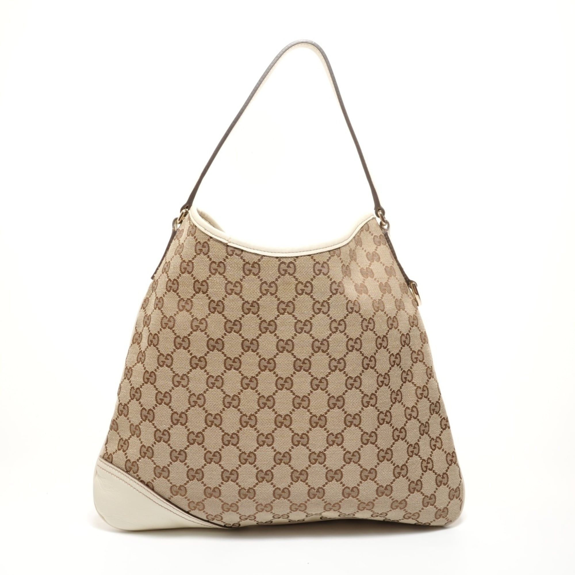 Gucci Gucci GG Canvas Hobo One-Shoulder Bag, Beige Size ONE SIZE - 2 Thumbnail