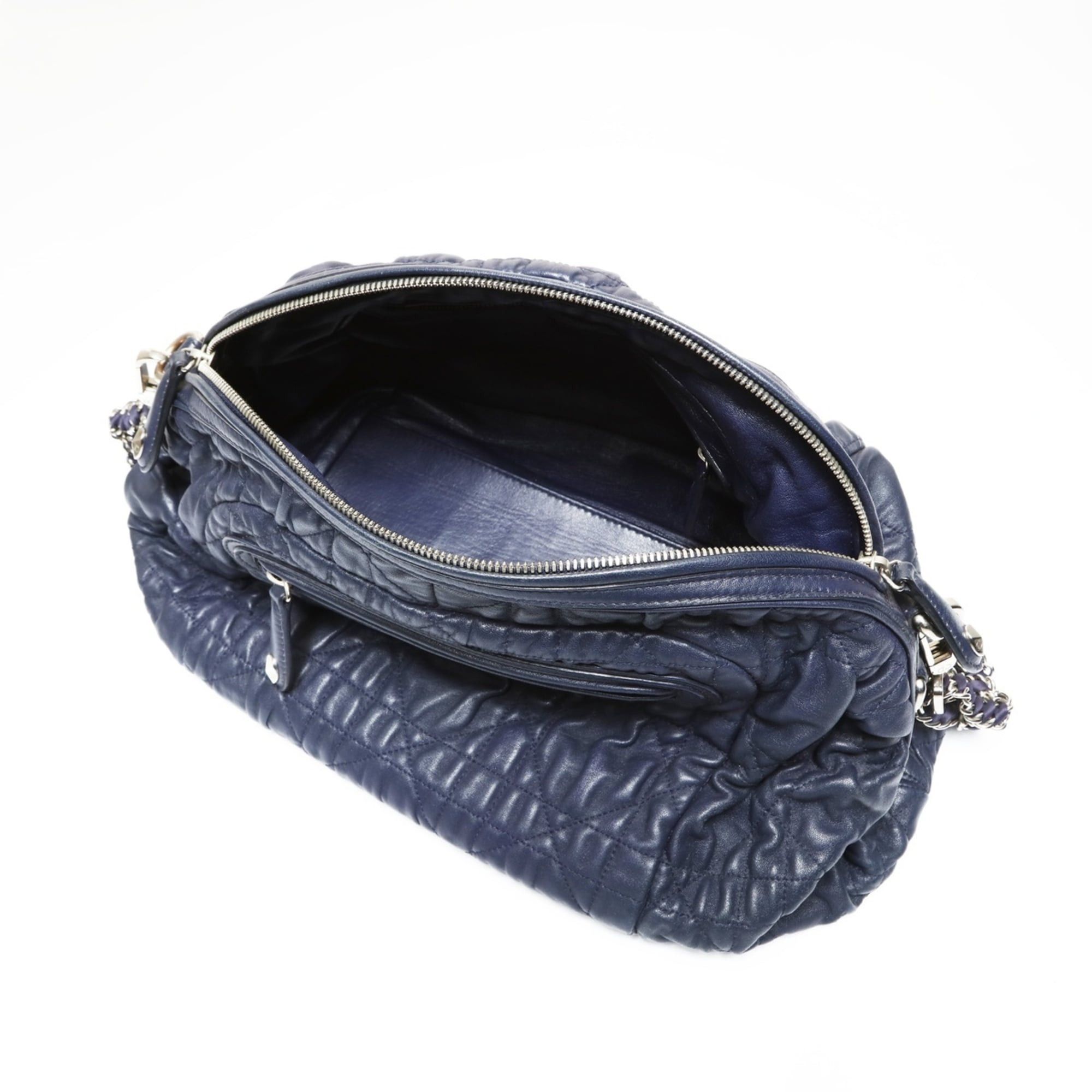 Dior Christian Dior Cannage Chain Shoulder Bag, Navy Size ONE SIZE - 10 Thumbnail
