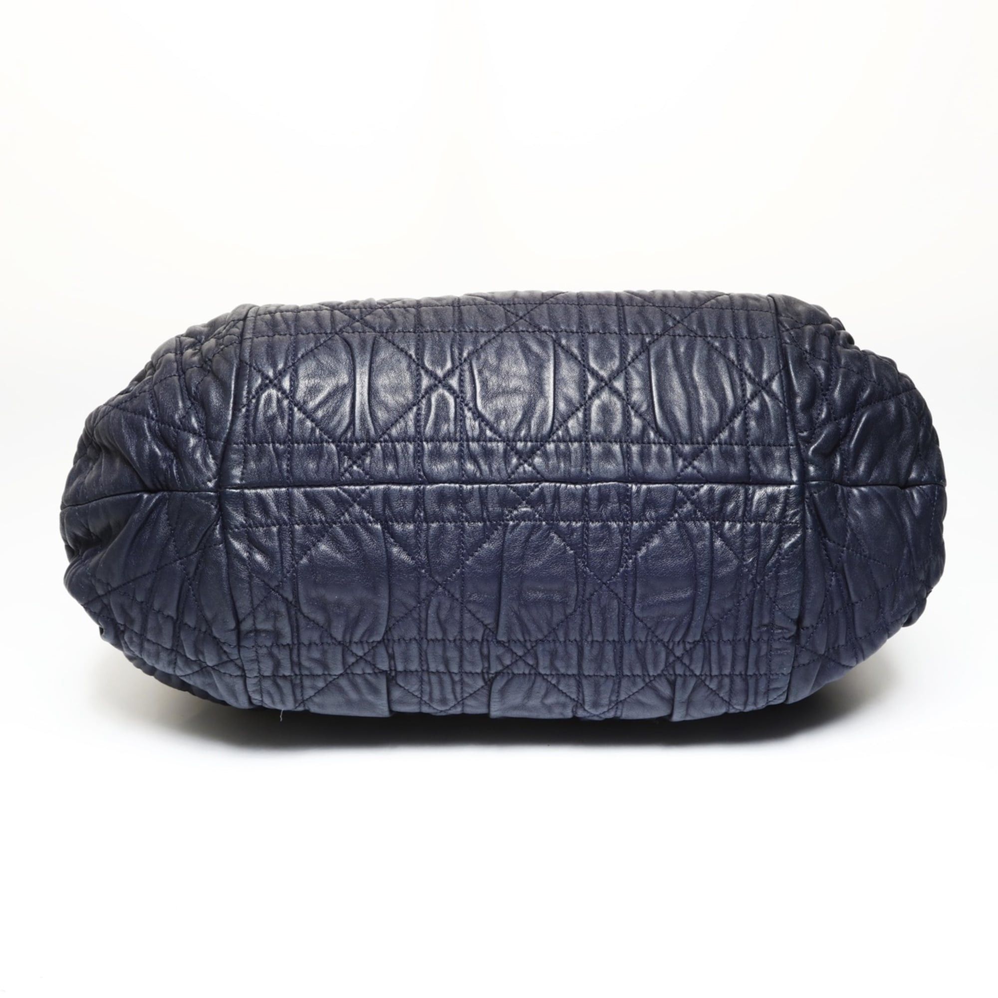 Dior Christian Dior Cannage Chain Shoulder Bag, Navy Size ONE SIZE - 7 Thumbnail