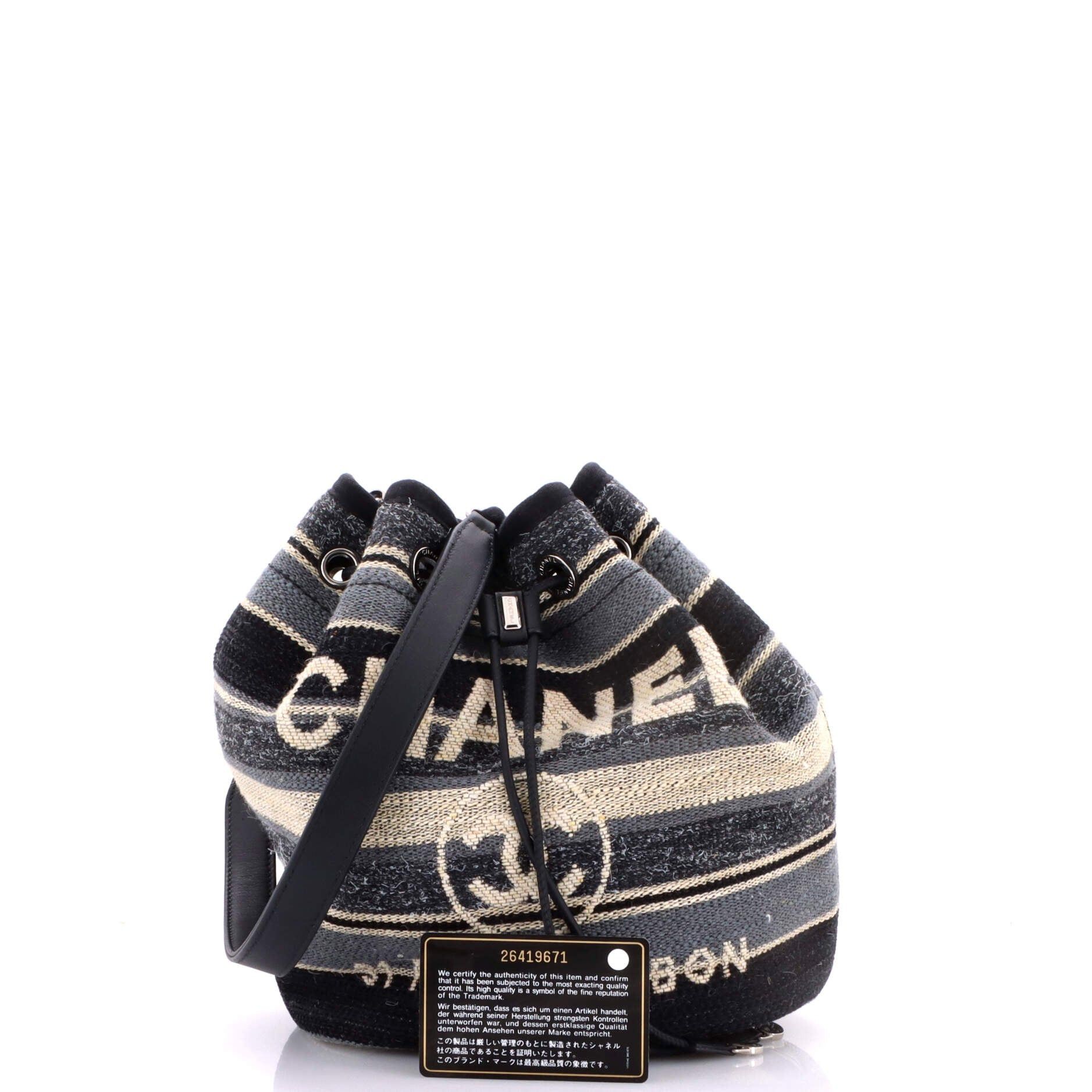 Chanel Deauville Drawstring Bucket Bag Size ONE SIZE - 2 Thumbnail