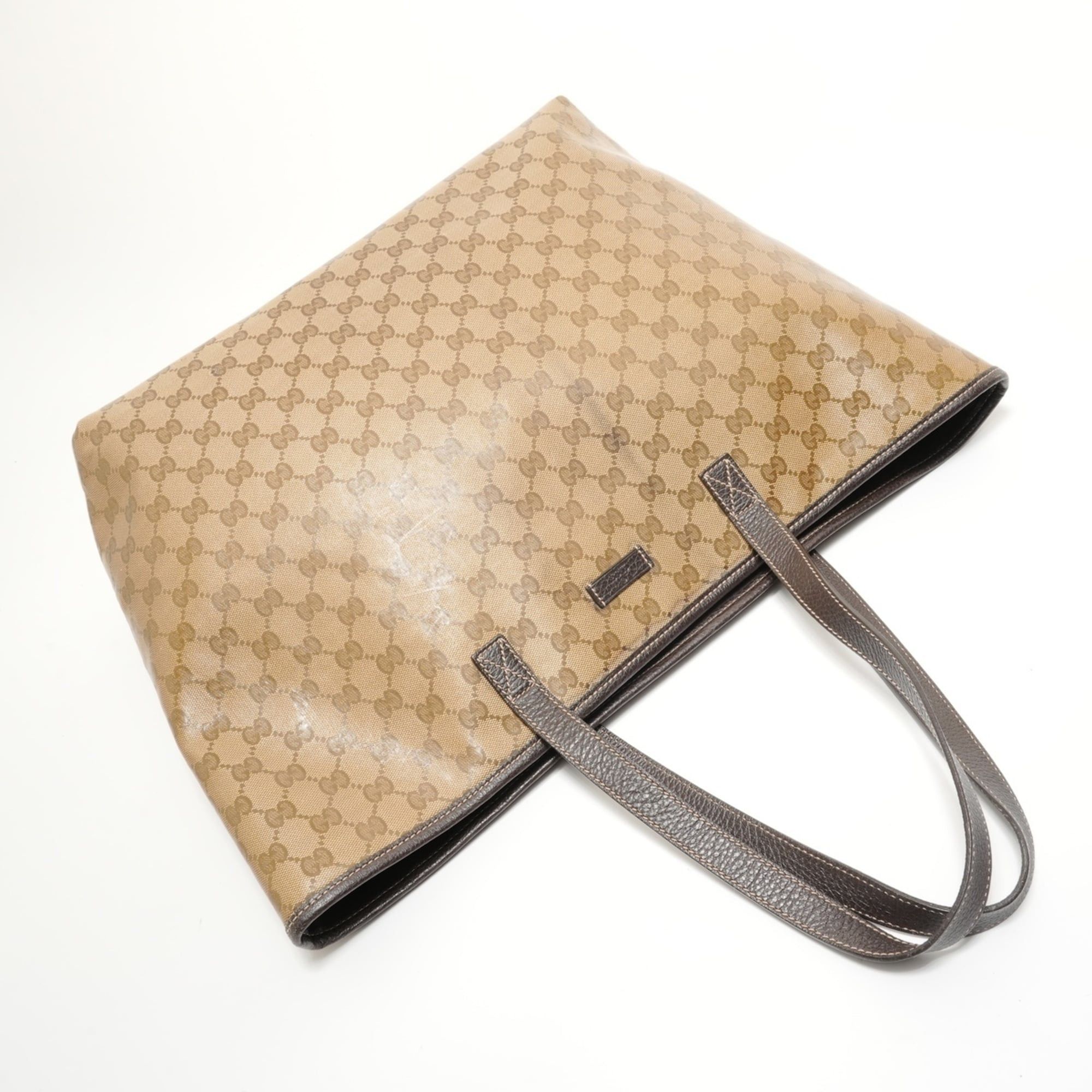 Gucci Gucci GG Crystal Tote Bag, Beige Size ONE SIZE - 8 Thumbnail