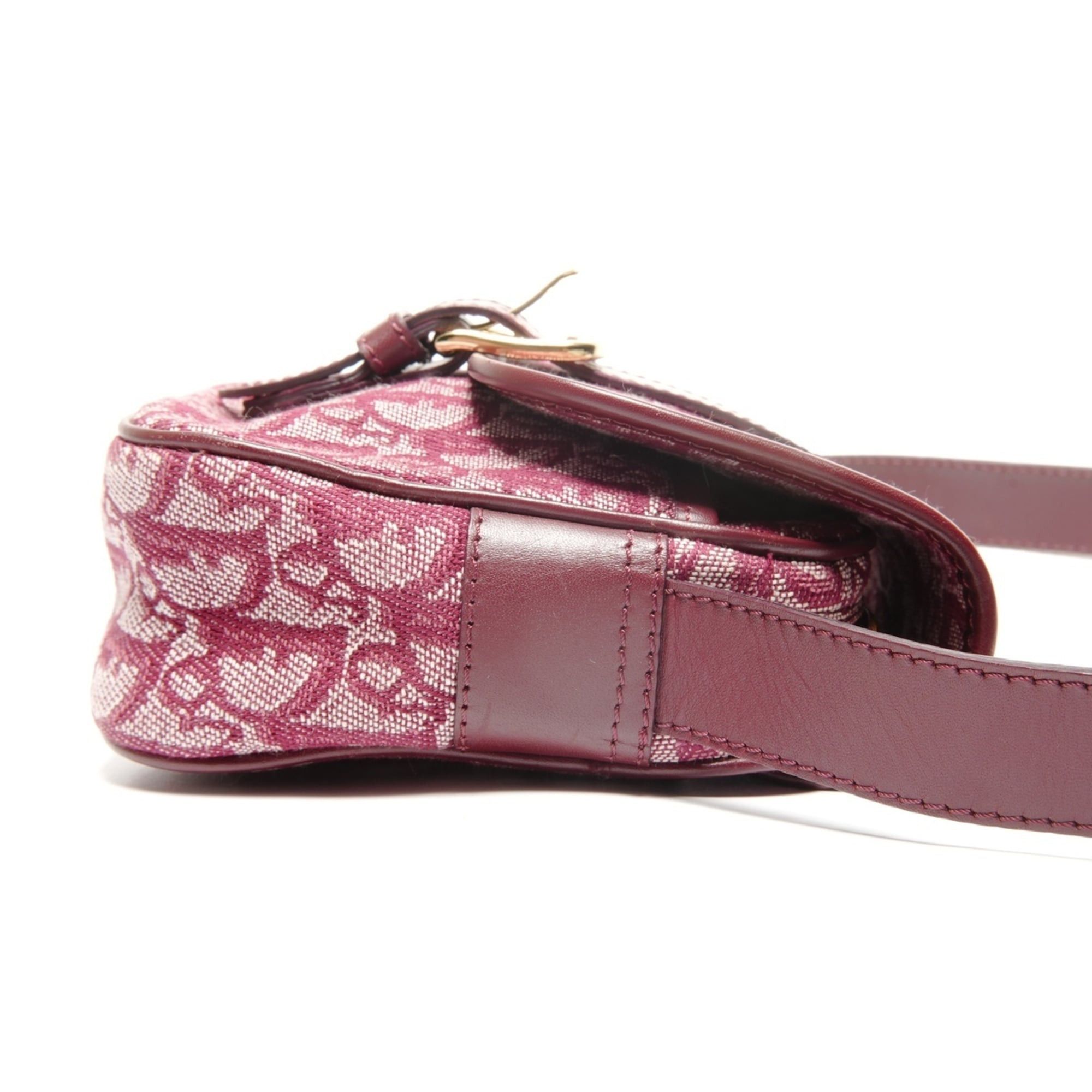 Dior Christian Dior Trotter Canvas Shoulder Bag, Red Size ONE SIZE - 4 Thumbnail