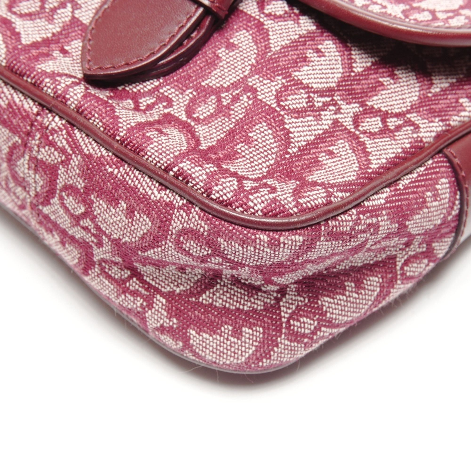 Dior Christian Dior Trotter Canvas Shoulder Bag, Red Size ONE SIZE - 6 Thumbnail