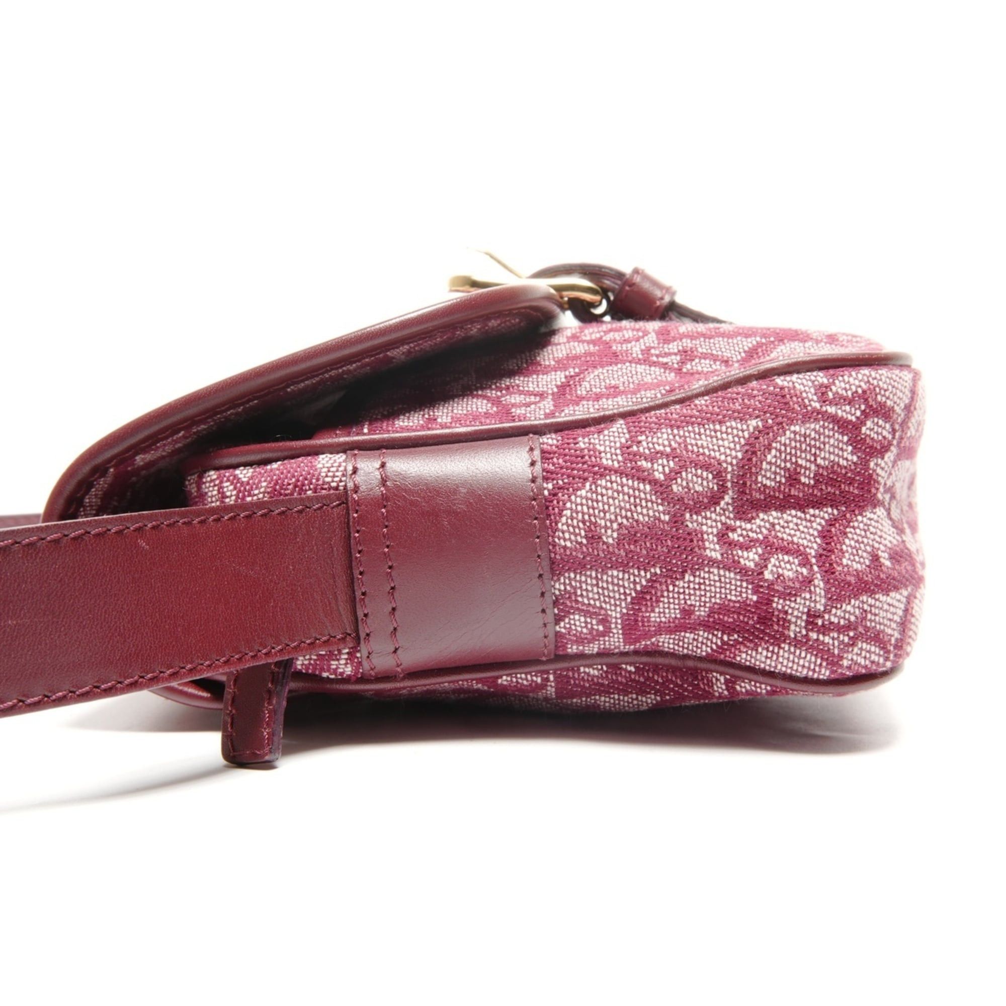 Dior Christian Dior Trotter Canvas Shoulder Bag, Red Size ONE SIZE - 3 Thumbnail