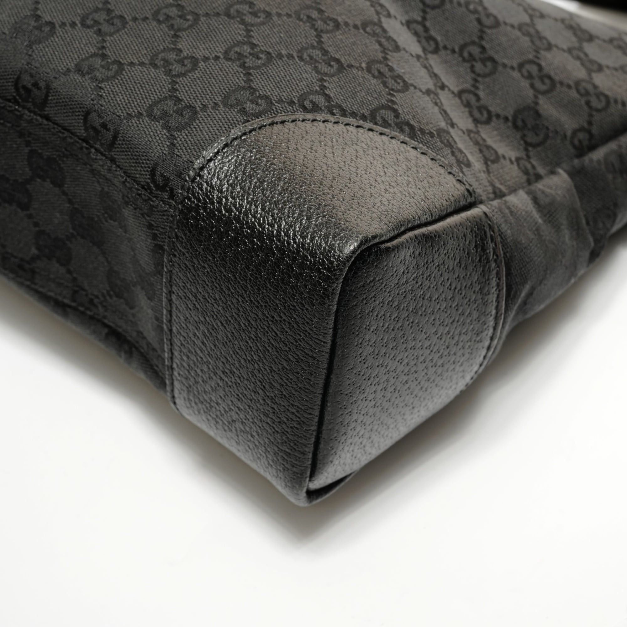 Gucci Gucci GG Canvas Shoulder Bag, Black Size ONE SIZE - 6 Thumbnail