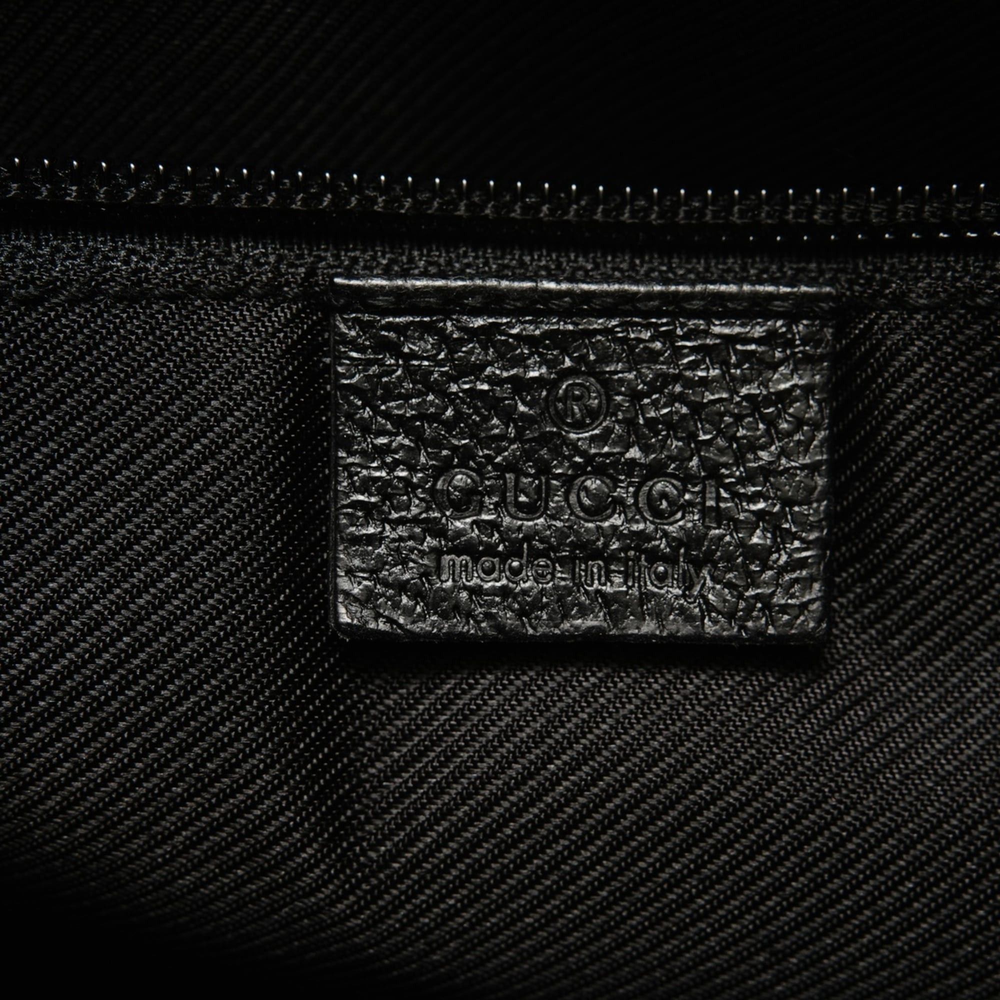 Gucci Gucci GG Canvas Shoulder Bag, Black Size ONE SIZE - 9 Thumbnail