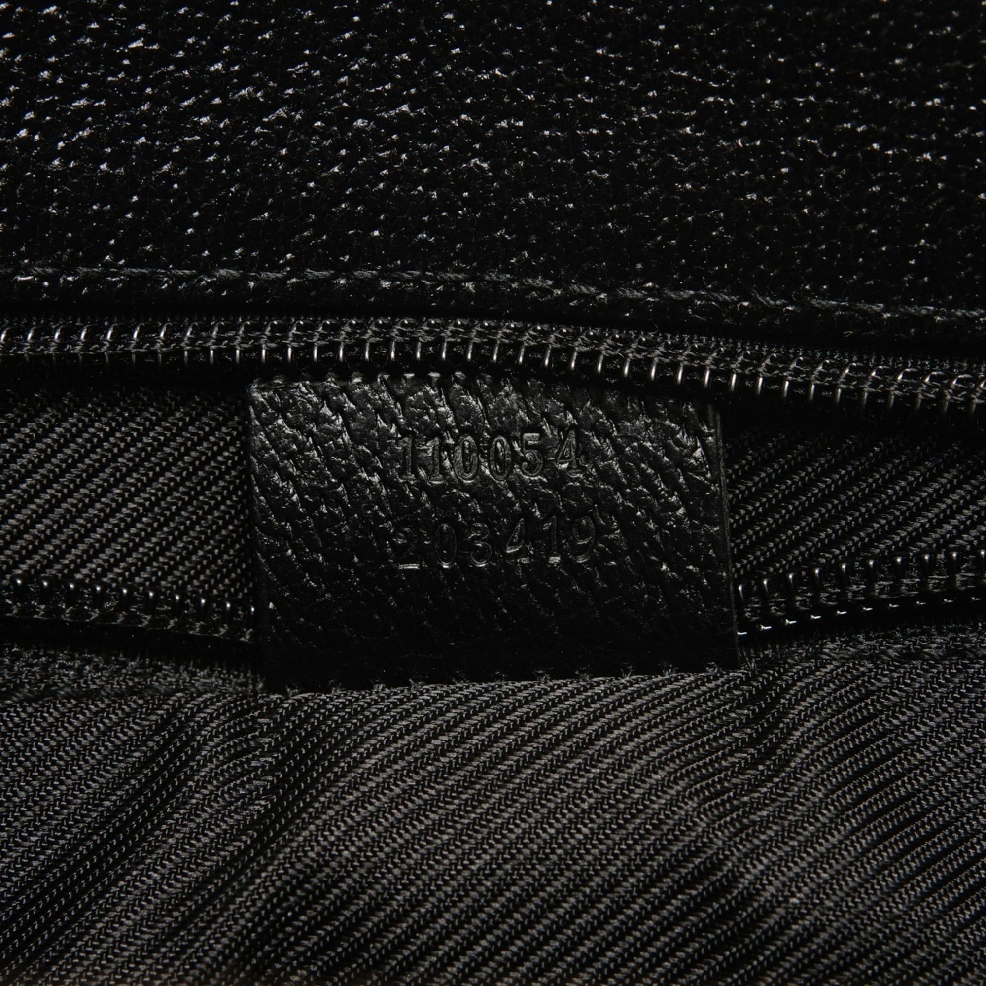 Gucci Gucci GG Canvas Shoulder Bag, Black Size ONE SIZE - 10 Thumbnail