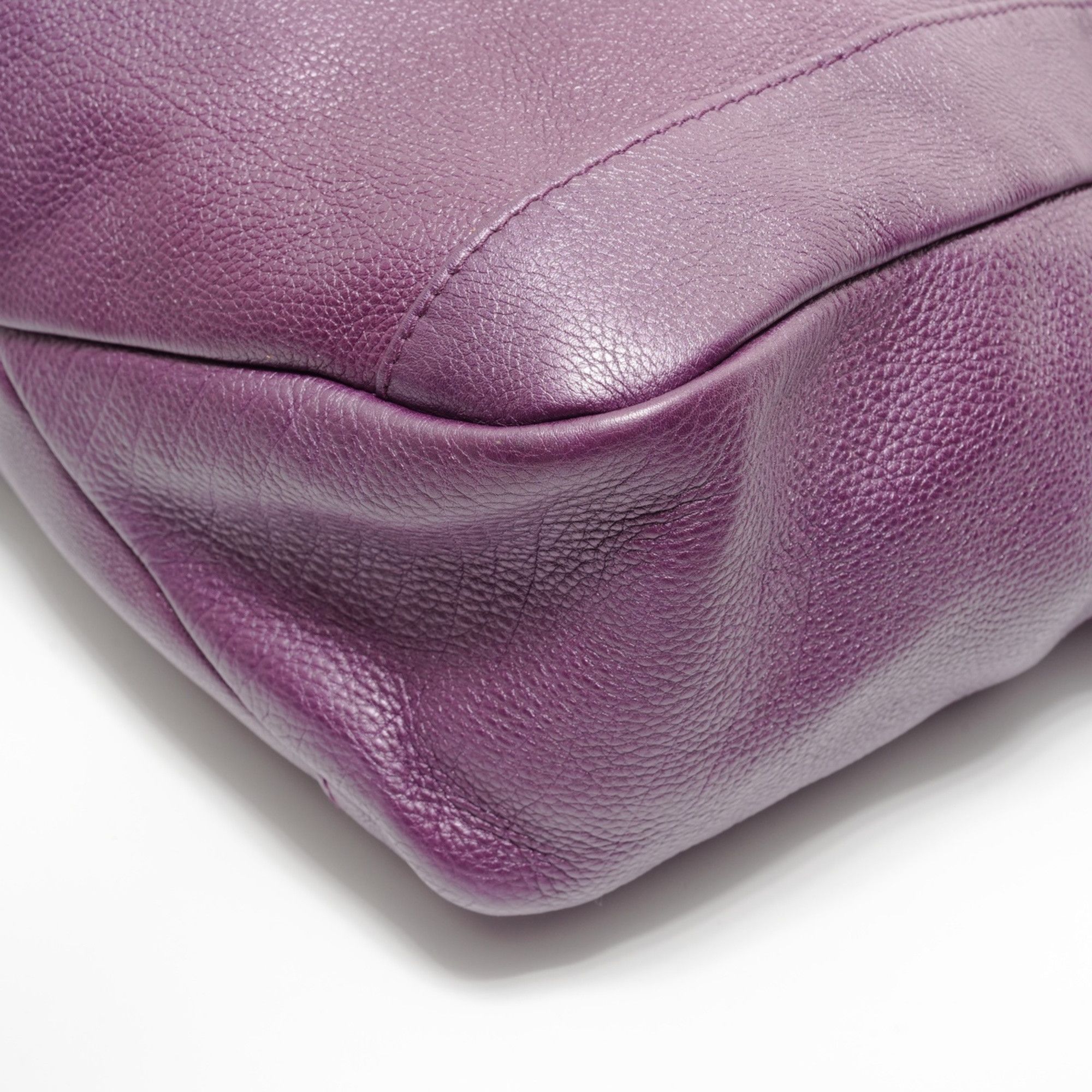 Gucci Gucci leather tote bag, purple Size ONE SIZE - 6 Thumbnail
