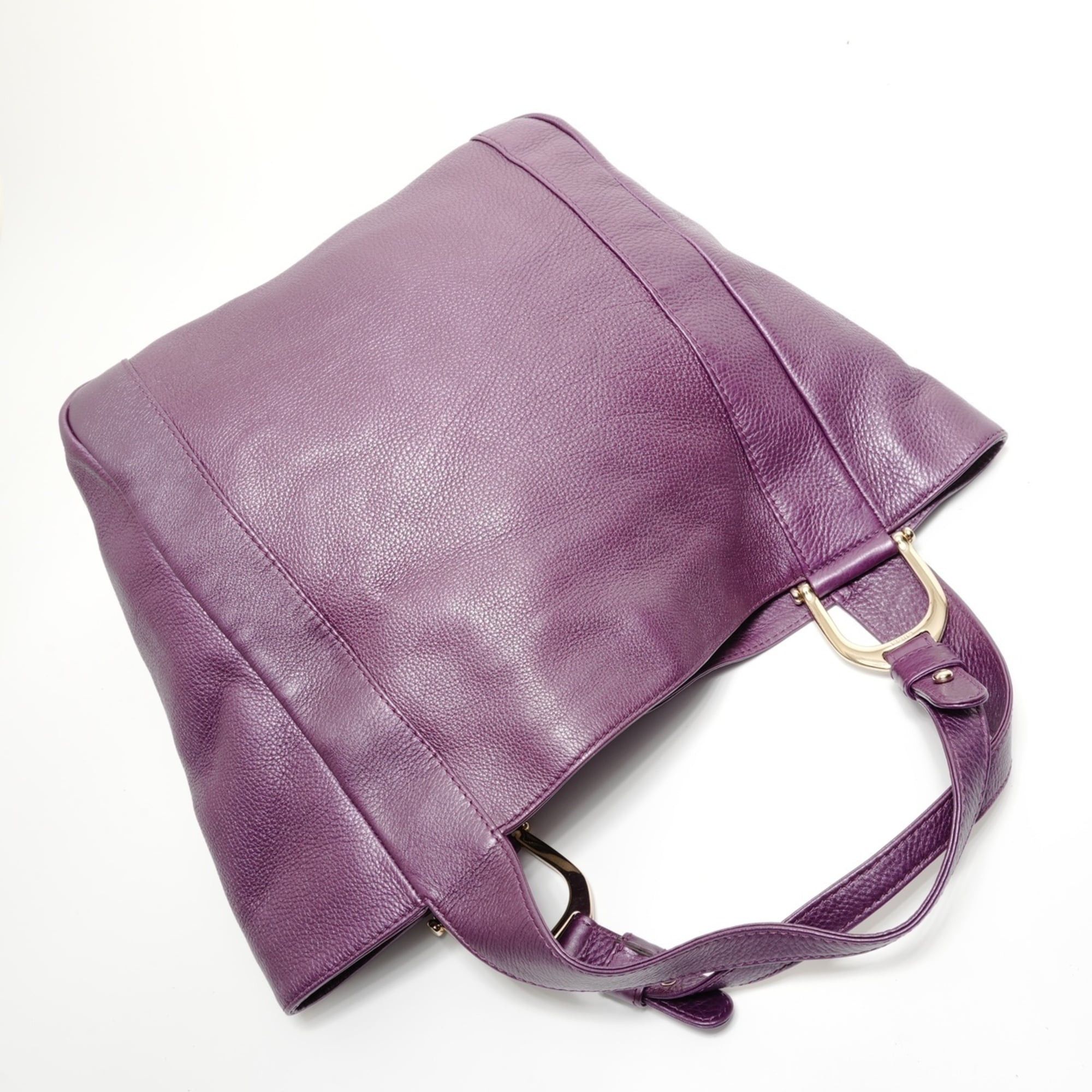 Gucci Gucci leather tote bag, purple Size ONE SIZE - 8 Thumbnail