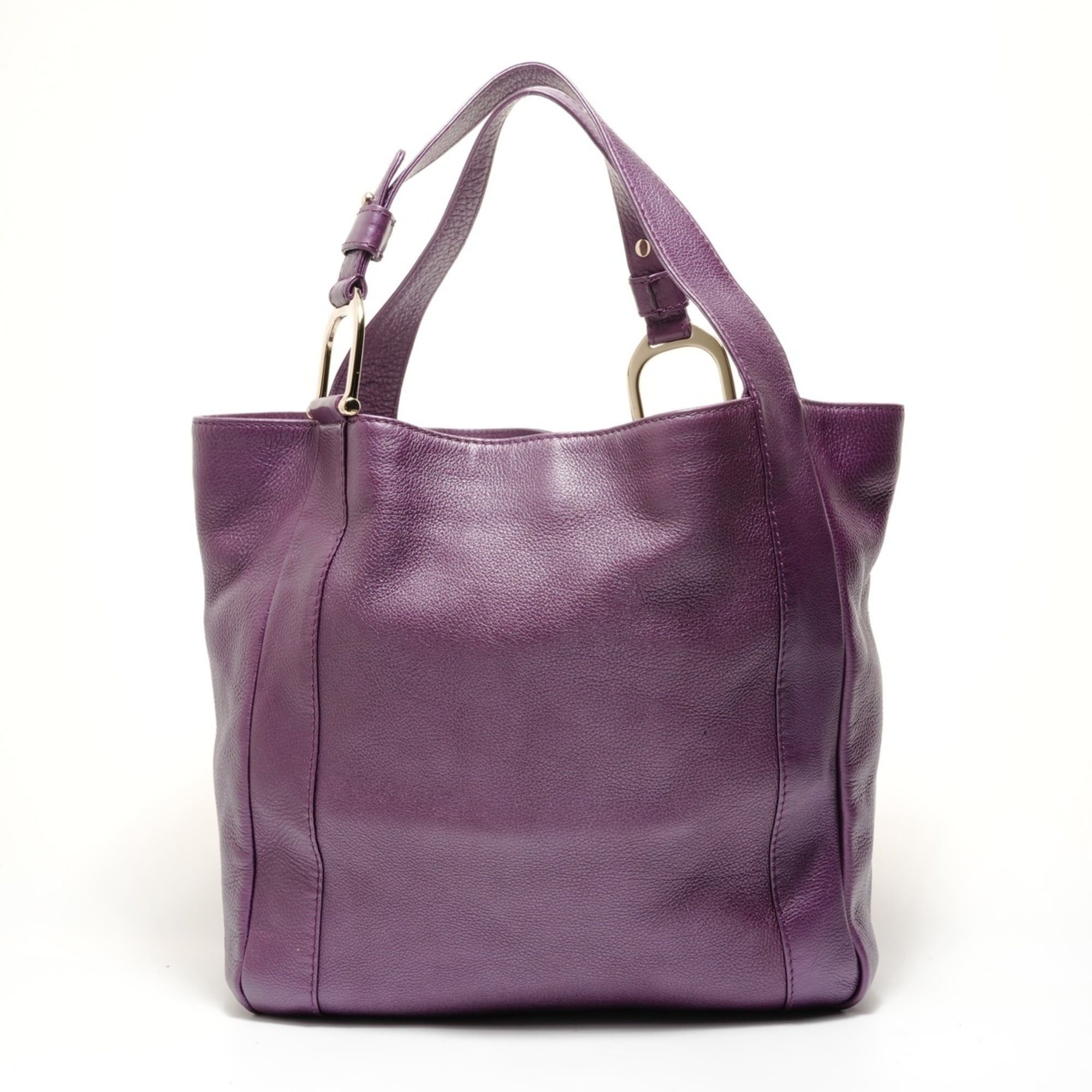 Gucci Gucci leather tote bag, purple Size ONE SIZE - 2 Thumbnail