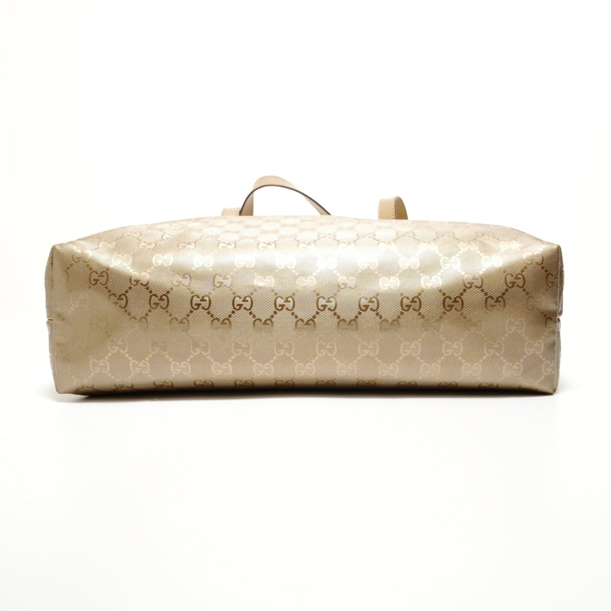 Gucci Gucci GG Imprime Tote Bag, Gold Size ONE SIZE - 7 Thumbnail
