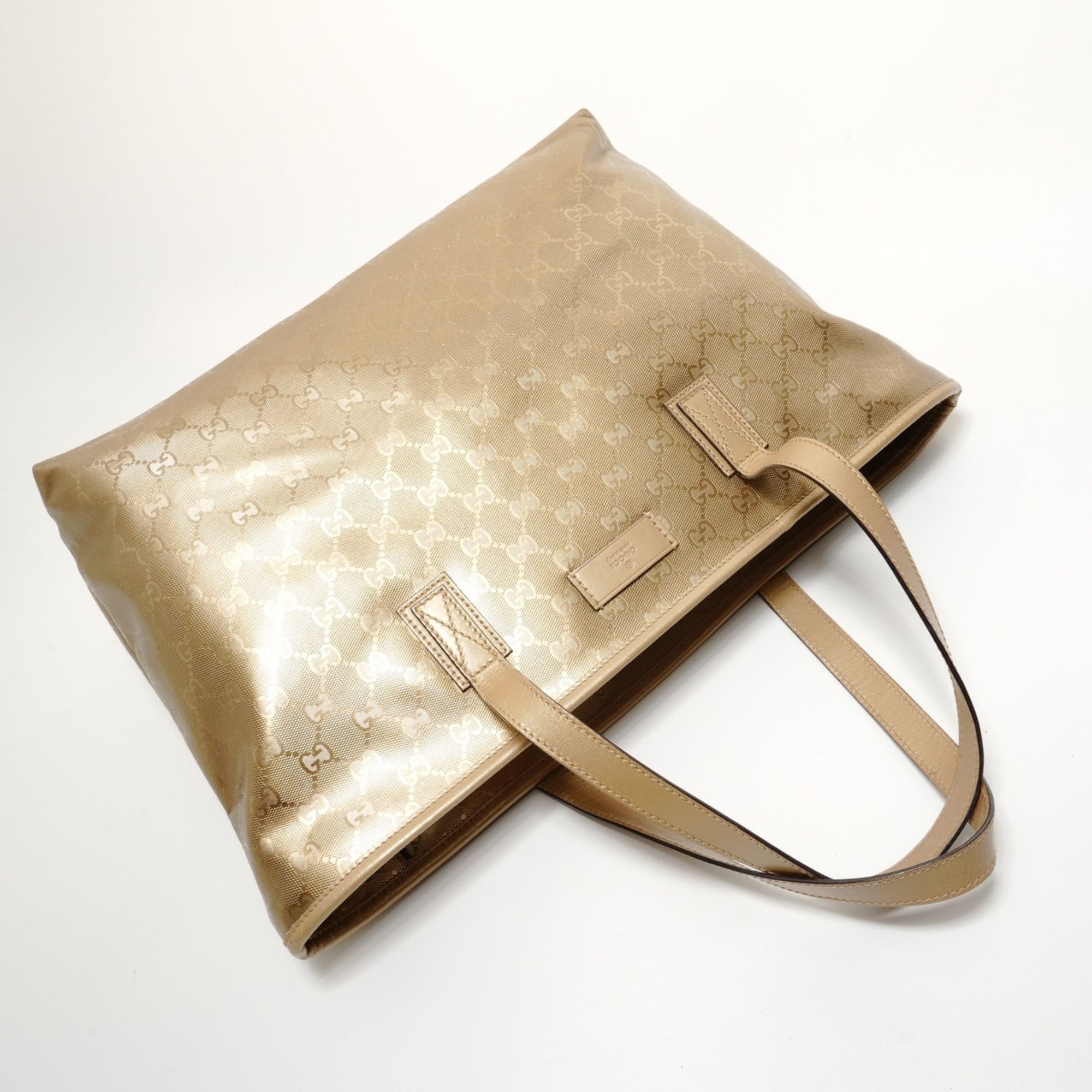 Gucci Gucci GG Imprime Tote Bag, Gold Size ONE SIZE - 8 Thumbnail