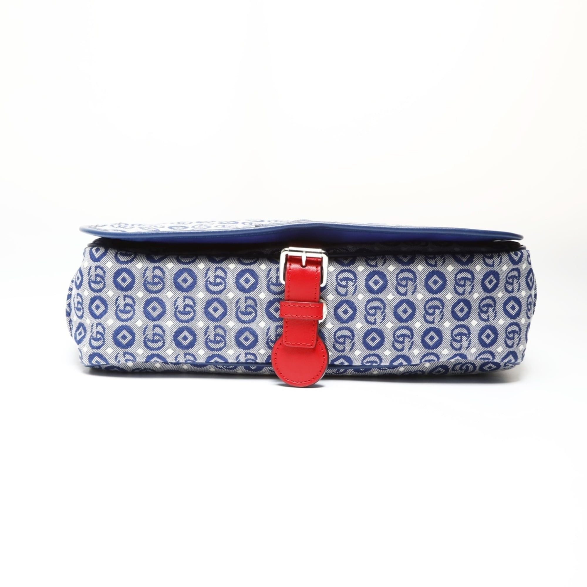 Gucci Gucci GG Canvas Star Shoulder Bag, Blue Size ONE SIZE - 7 Thumbnail