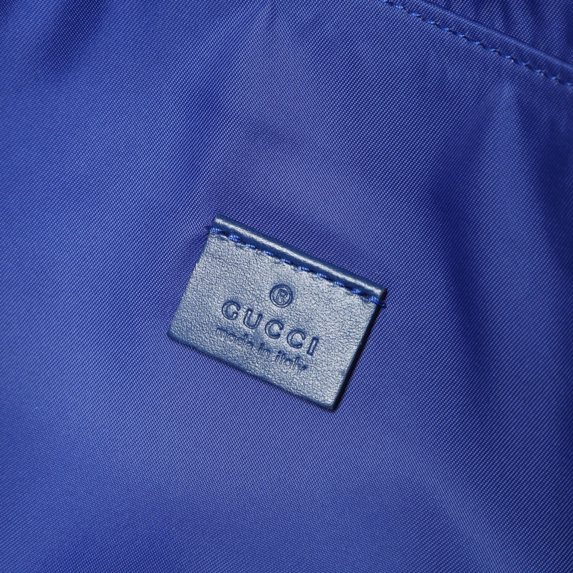 Gucci Gucci GG Canvas Star Shoulder Bag, Blue Size ONE SIZE - 10 Thumbnail
