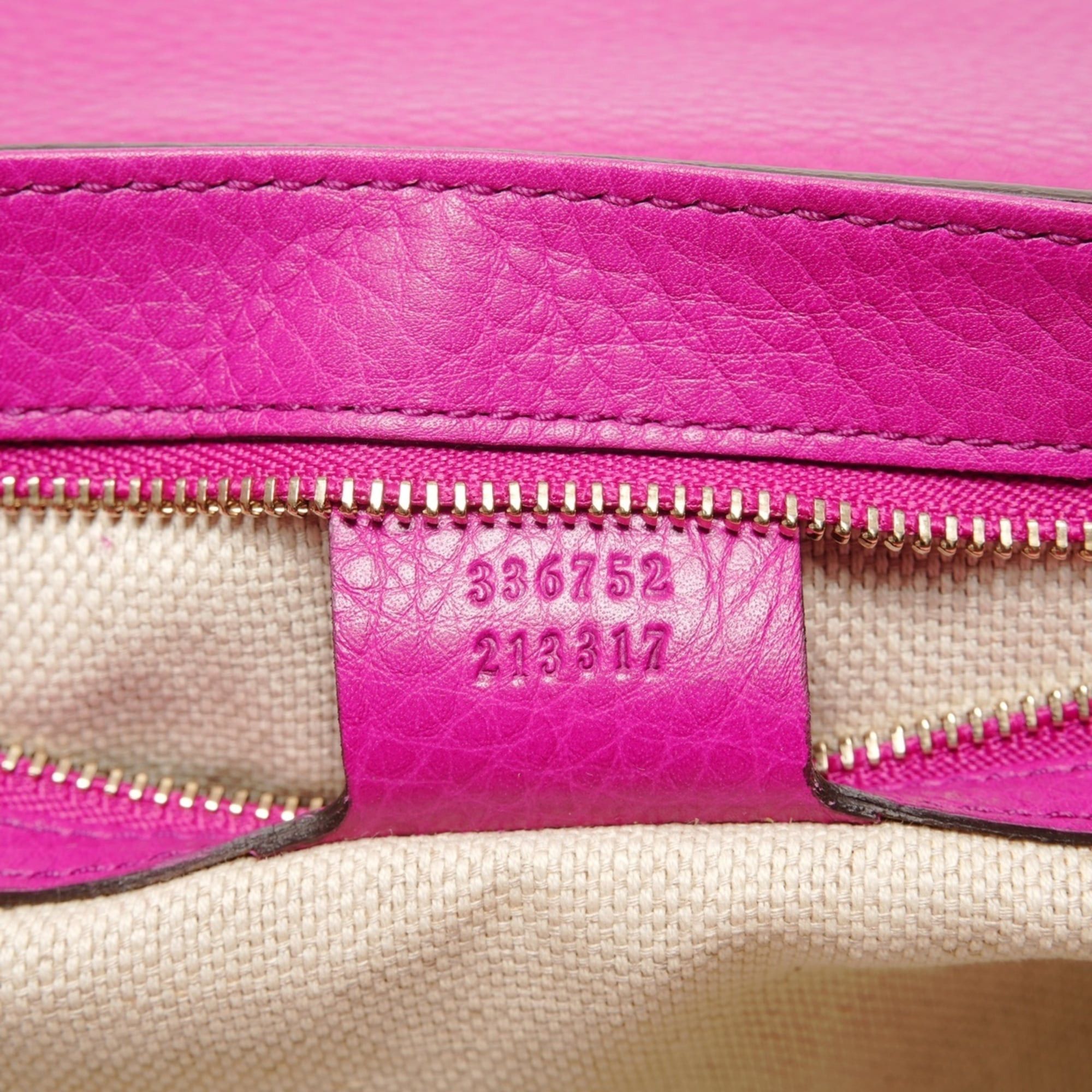 Gucci Gucci Soho G-stitch fringe shoulder bag, pink Size ONE SIZE - 10 Thumbnail