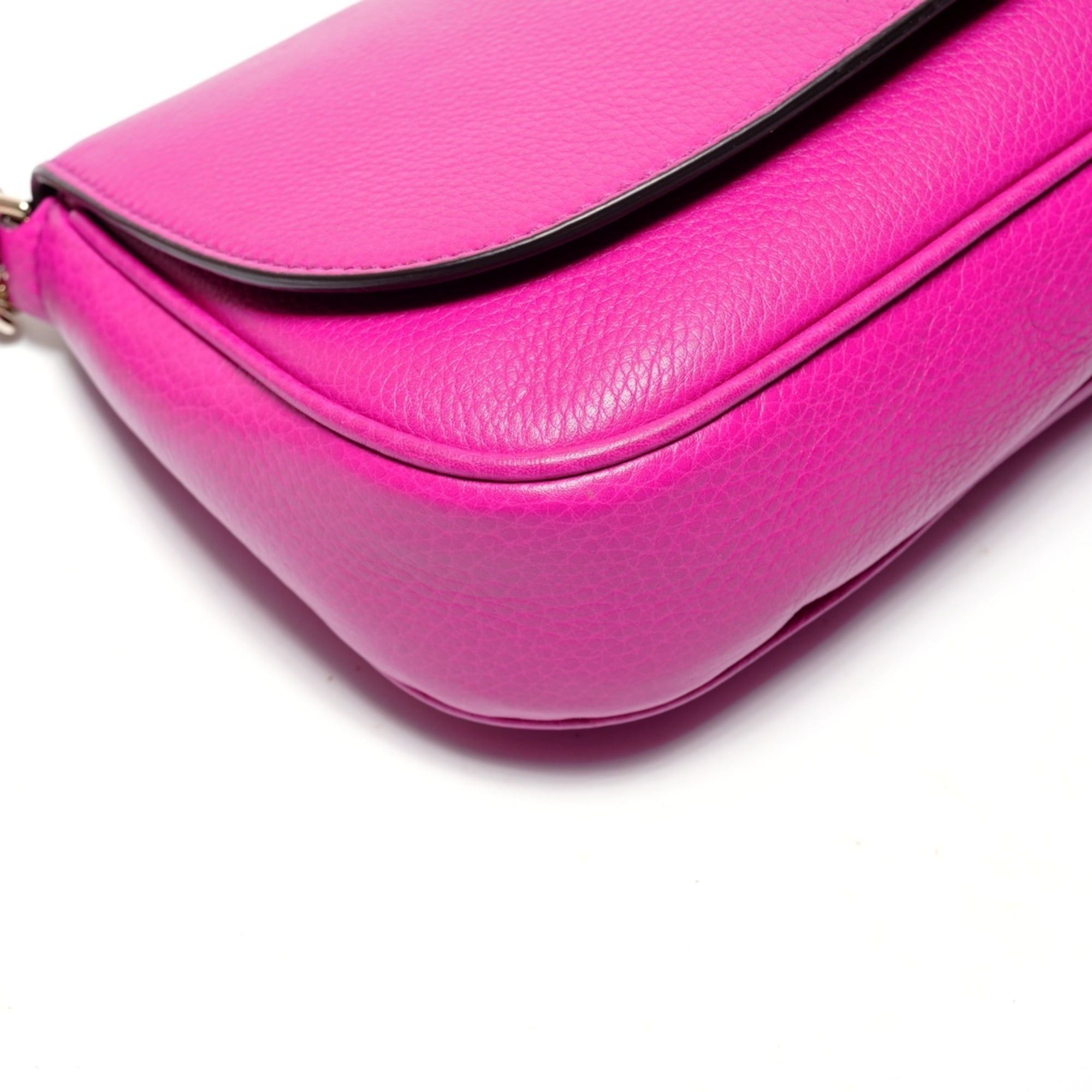 Gucci Gucci Soho G-stitch fringe shoulder bag, pink Size ONE SIZE - 5 Thumbnail