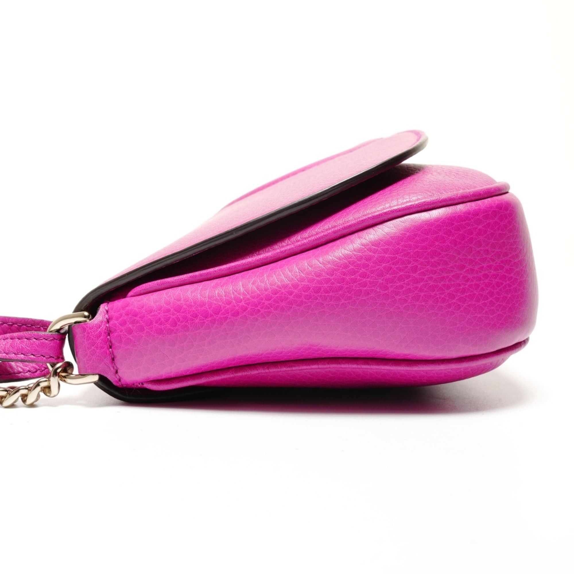 Gucci Gucci Soho G-stitch fringe shoulder bag, pink Size ONE SIZE - 4 Thumbnail