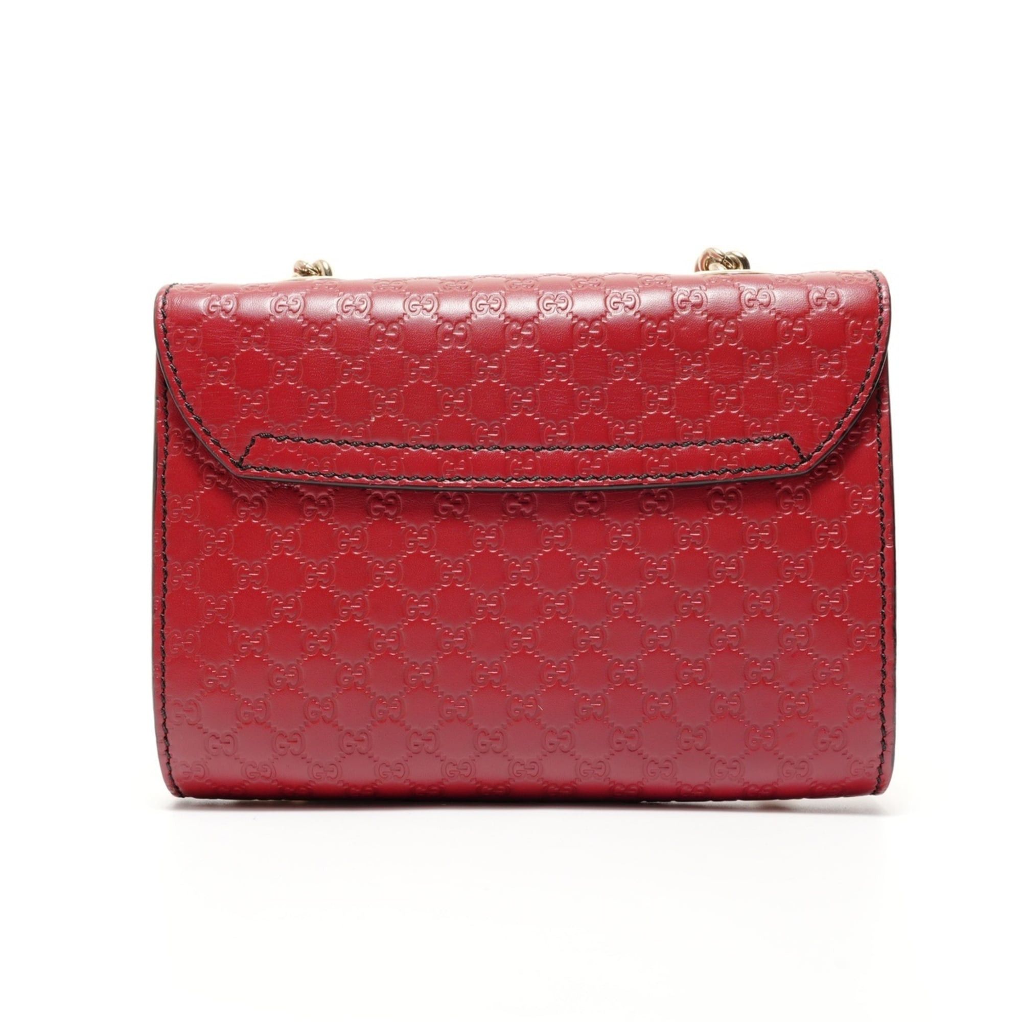 Gucci Gucci Micro GG Shima Chain Emily Shoulder Bag, Red Size ONE SIZE - 2 Thumbnail