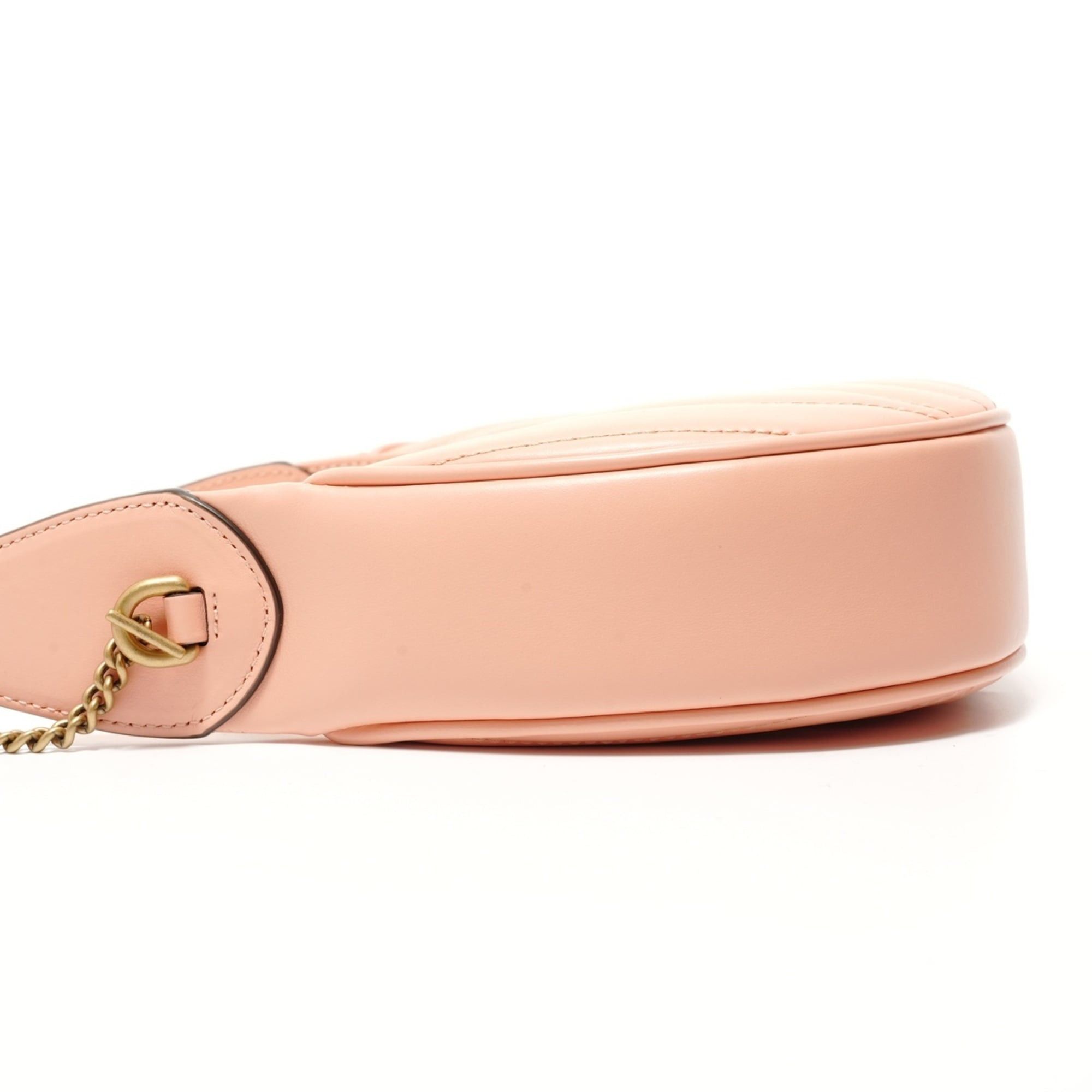 Gucci Gucci GG Marmont 2-way Hobo Shoulder Bag, Pink Size ONE SIZE - 3 Thumbnail