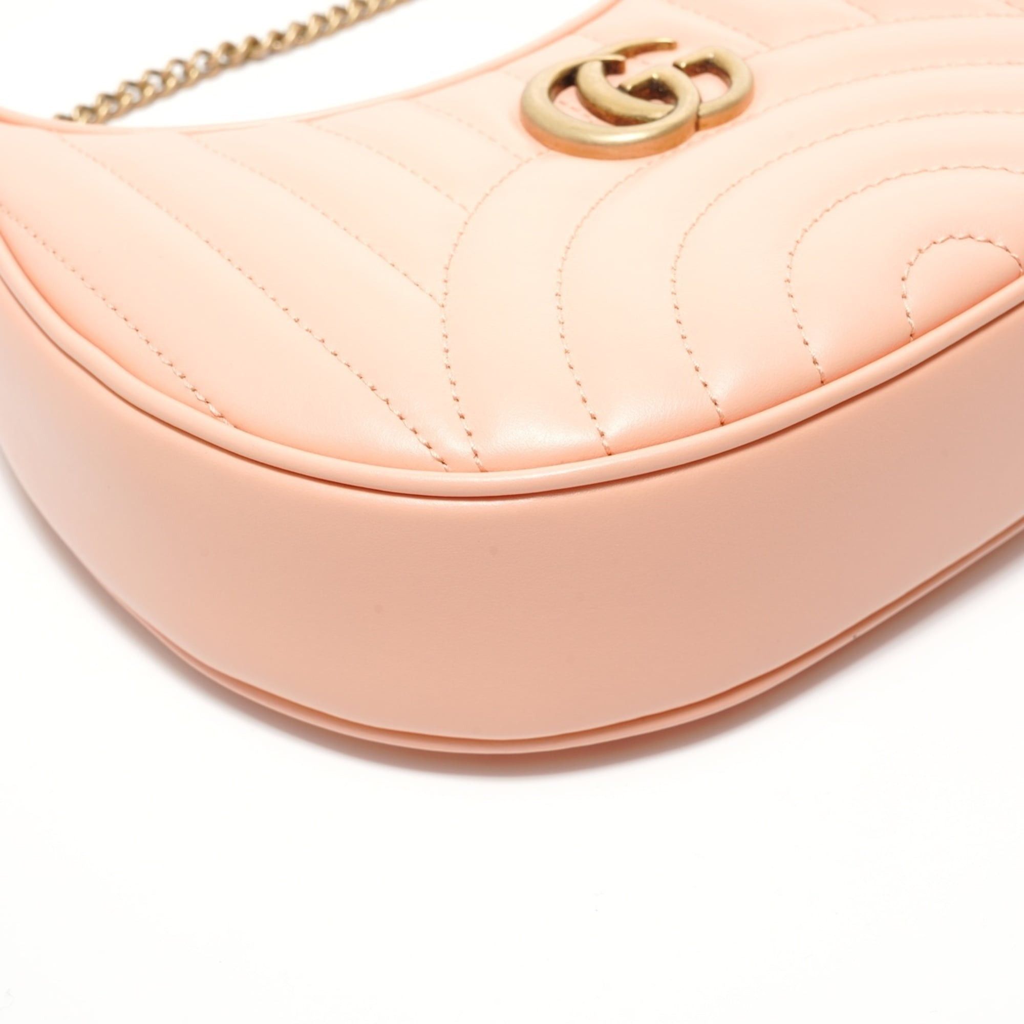 Gucci Gucci GG Marmont 2-way Hobo Shoulder Bag, Pink Size ONE SIZE - 5 Thumbnail