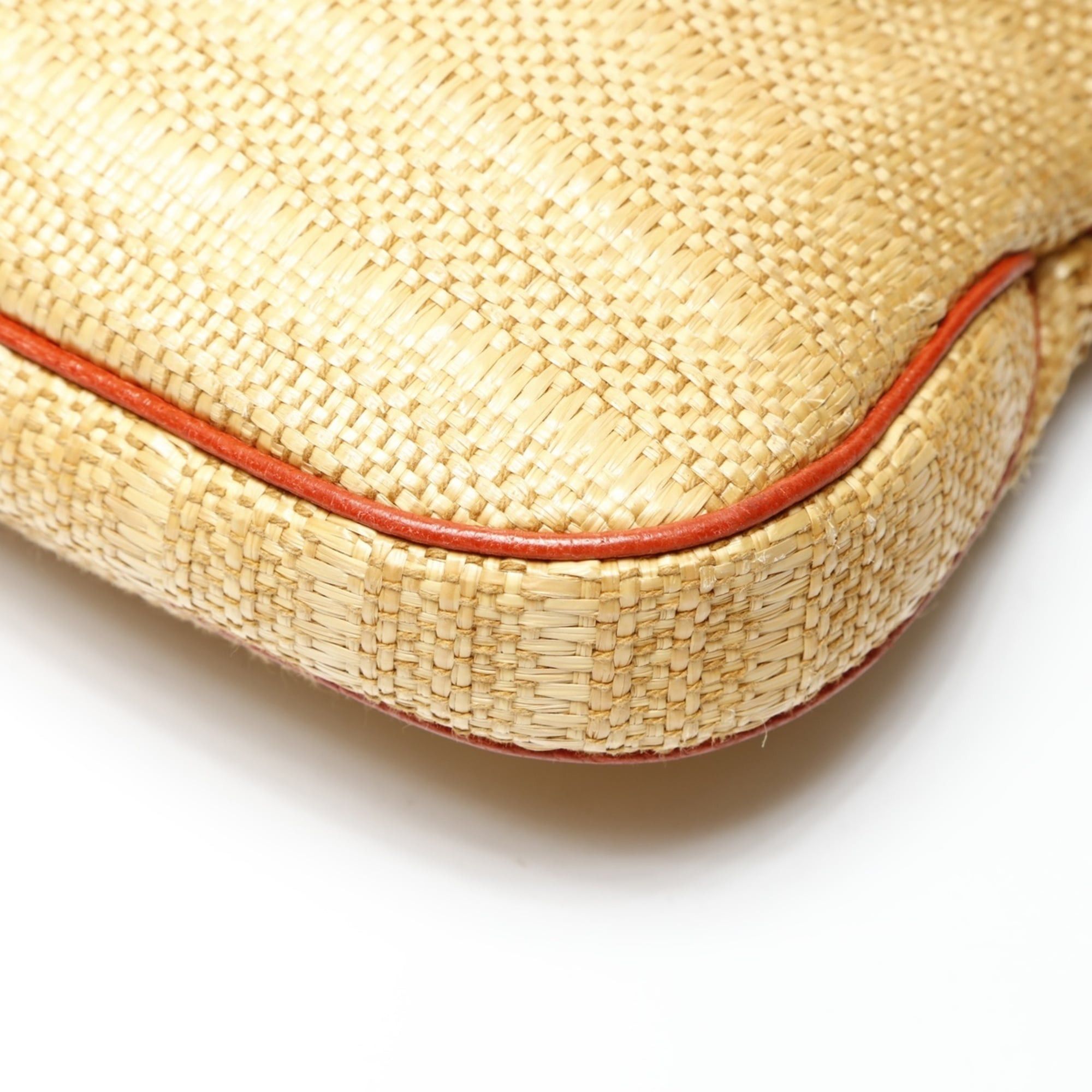 Gucci Gucci Jackie Straw Raffia Shoulder Bag, Beige Size ONE SIZE - 6 Thumbnail